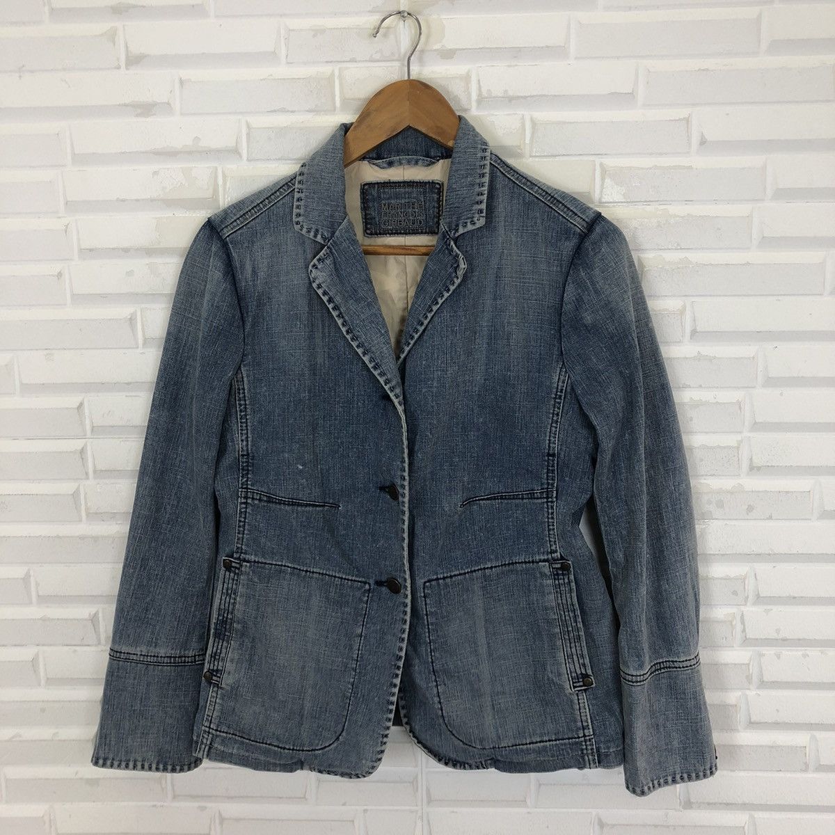 Marithe + Francois Girbaud × Vintage MARITHE FRANCOIS GIRBAUD LIGHT JACKET Size US S / EU 44-46 / 1 - 2 Thumbnail