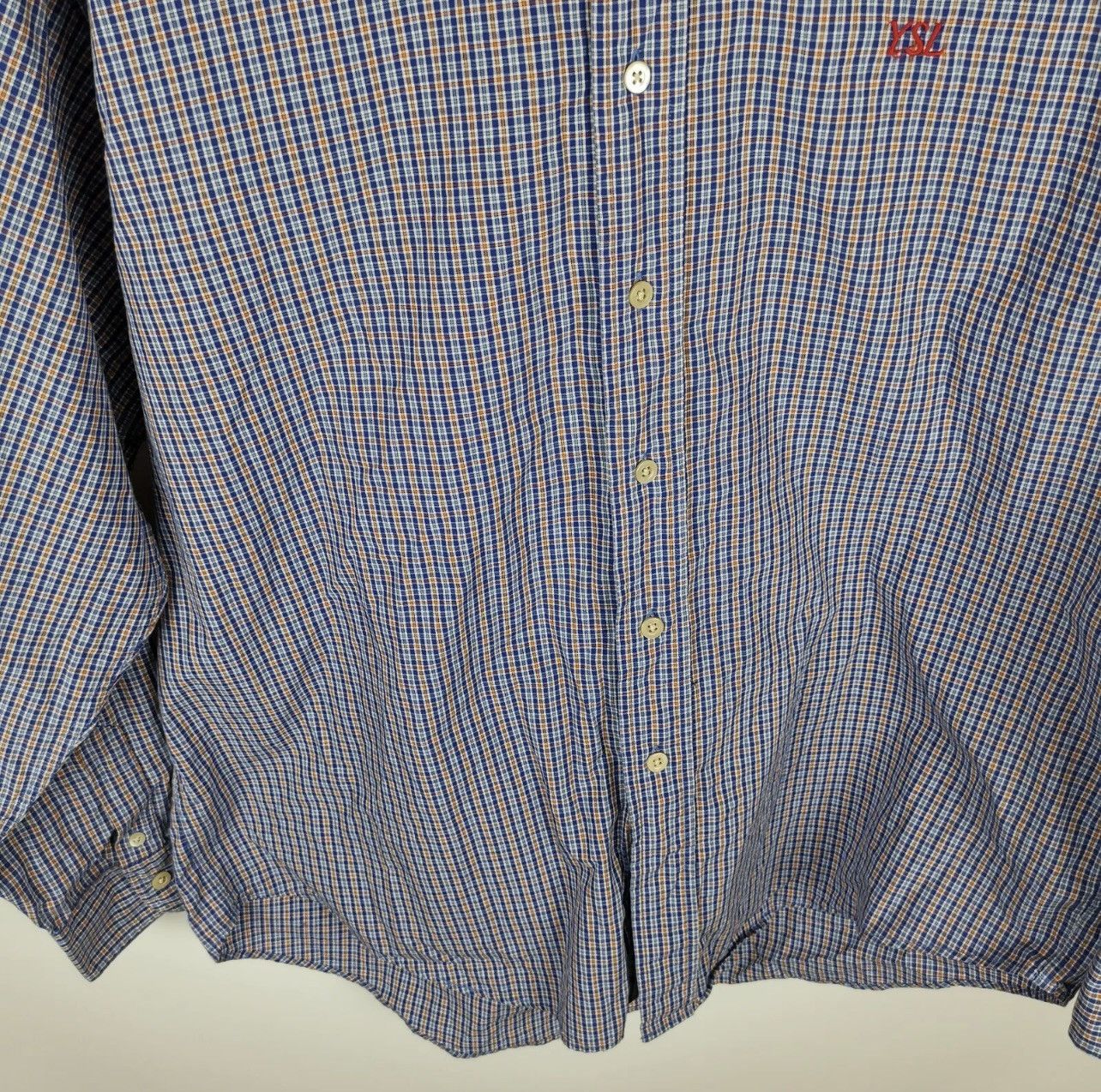 Yves Saint Laurent Yves Saint Laurent YSL check plaid shirt Size US L / EU 52-54 / 3 - 5 Thumbnail
