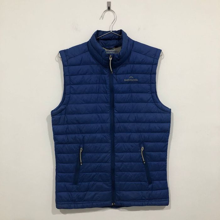 Kathmandu Kathmandu Down Vest in Blue | Grailed