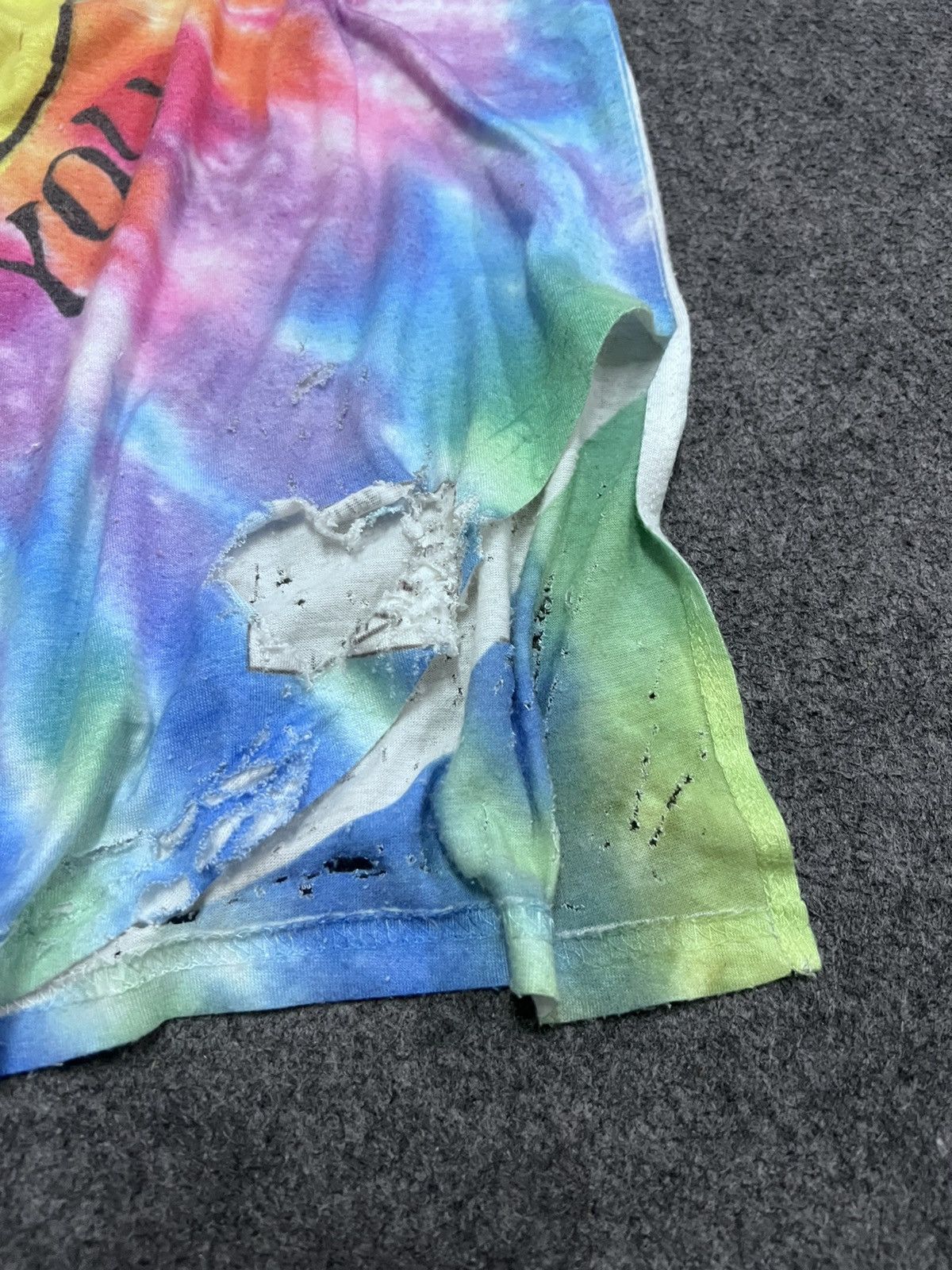 Vintage SICK🔥Thrashed I LOVE JESUS, JESUS LOVE U BAGGY TSHIRT Size US XL / EU 56 / 4 - 9 Thumbnail