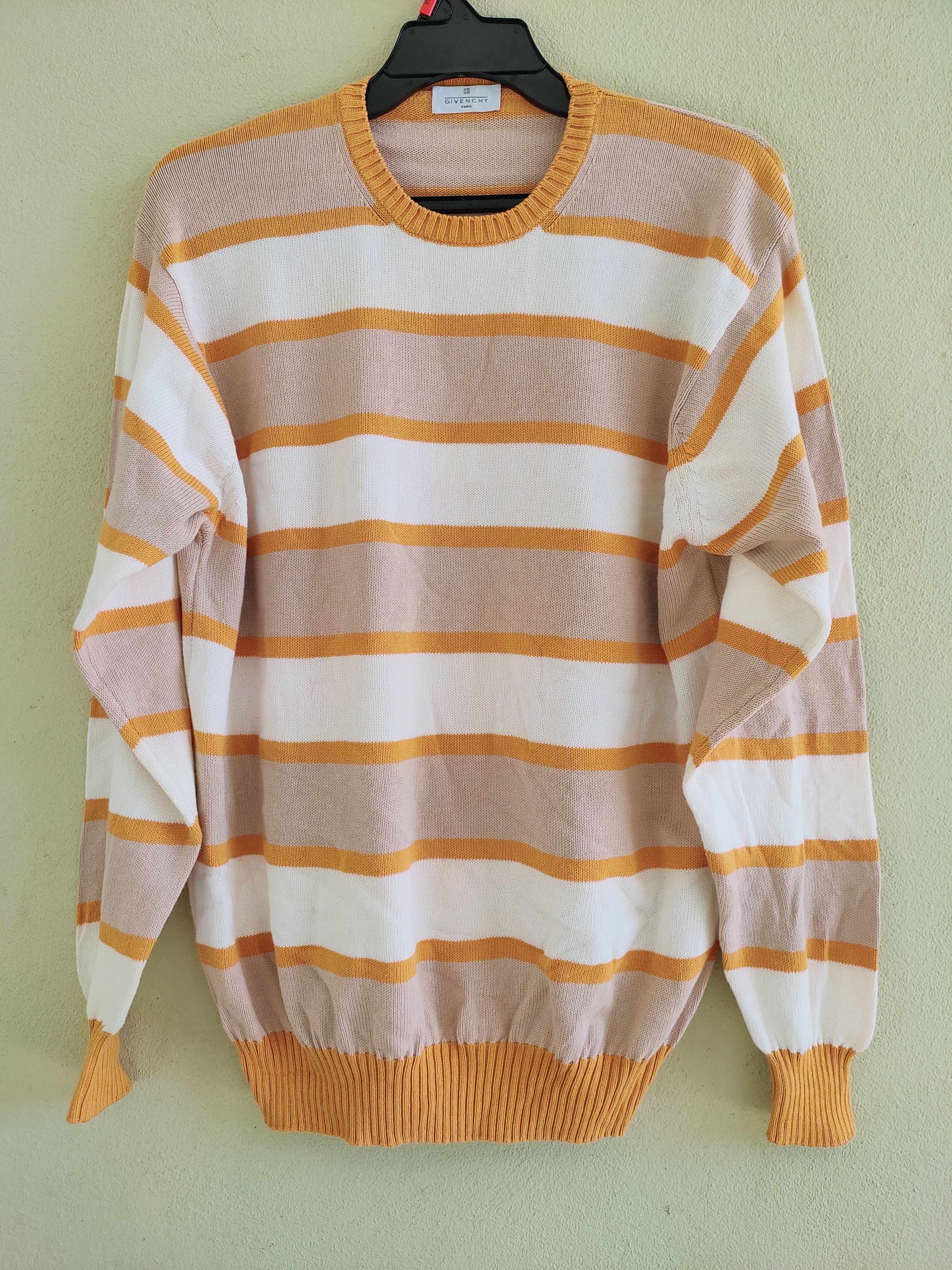 Givenchy GIVENCHY striped knit sweater Size US L / EU 52-54 / 3 - 1 Thumbnail