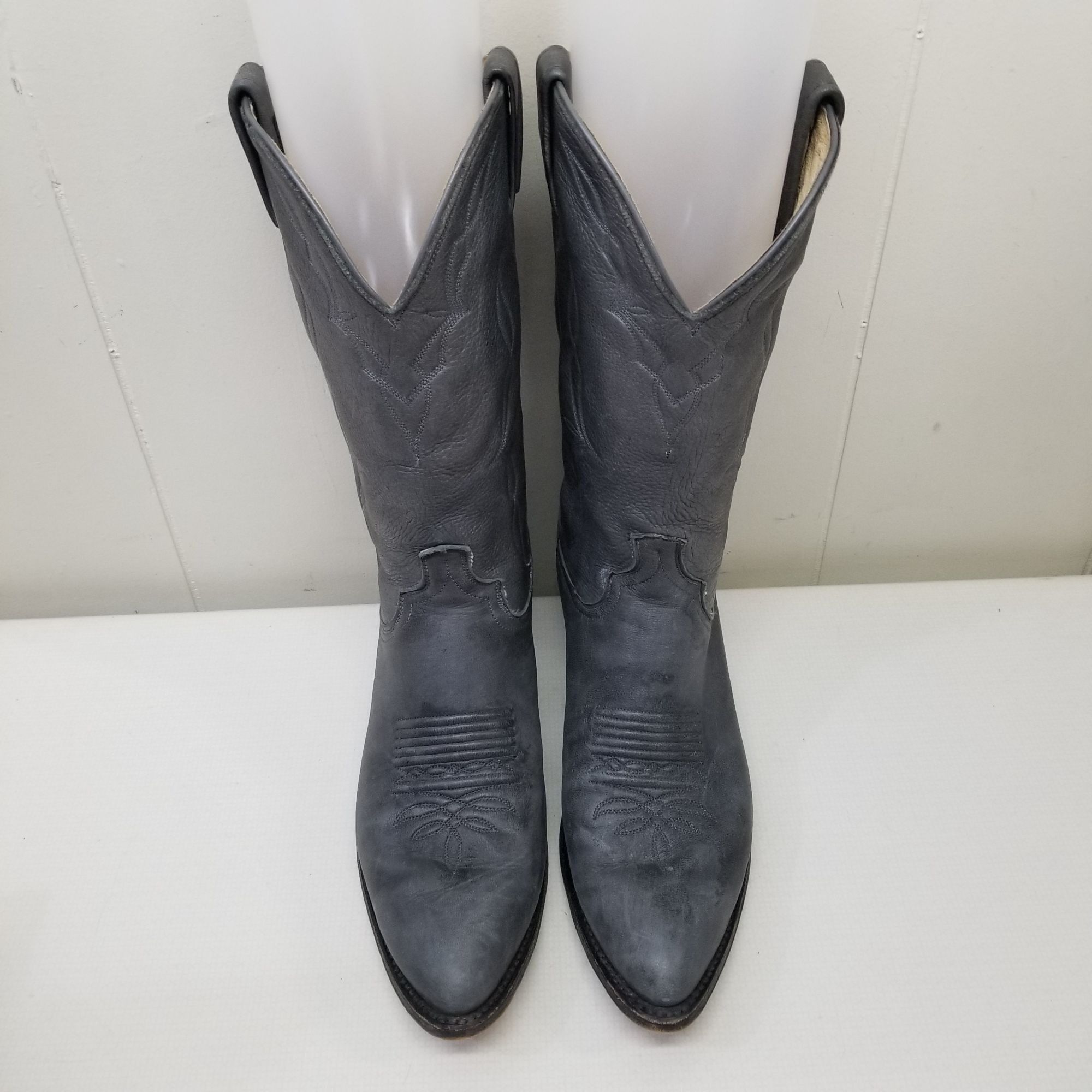 Dan Post Dan Post 10D Western Gray Cowboy Boots Cosplay Leather Size US 10 / EU 43 - 10 Thumbnail