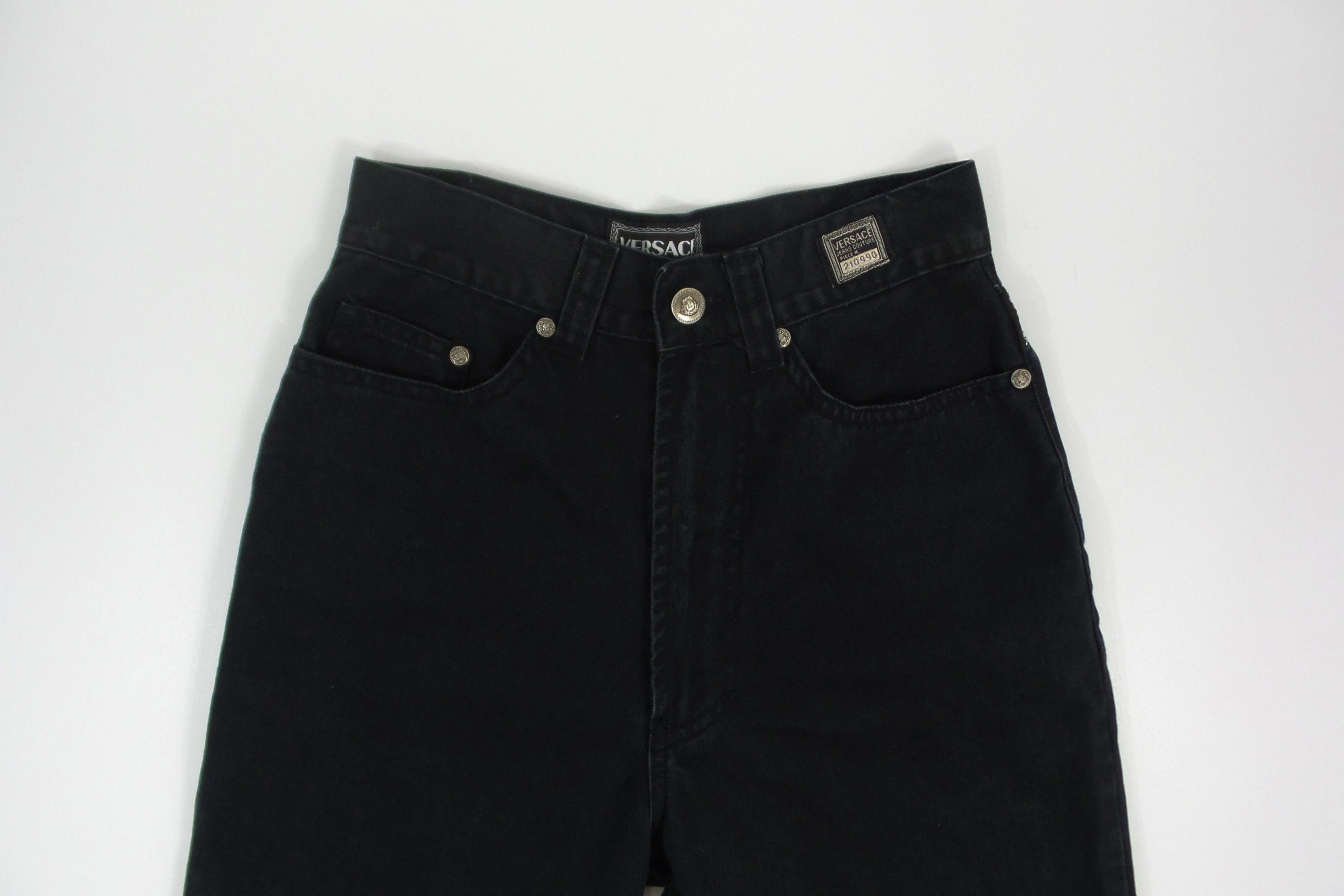 Versace × Versace Jeans Couture FOR HER Versace Jeans Couture Black Jeans W24xL39 Size US 30 / EU 46 - 2 Thumbnail