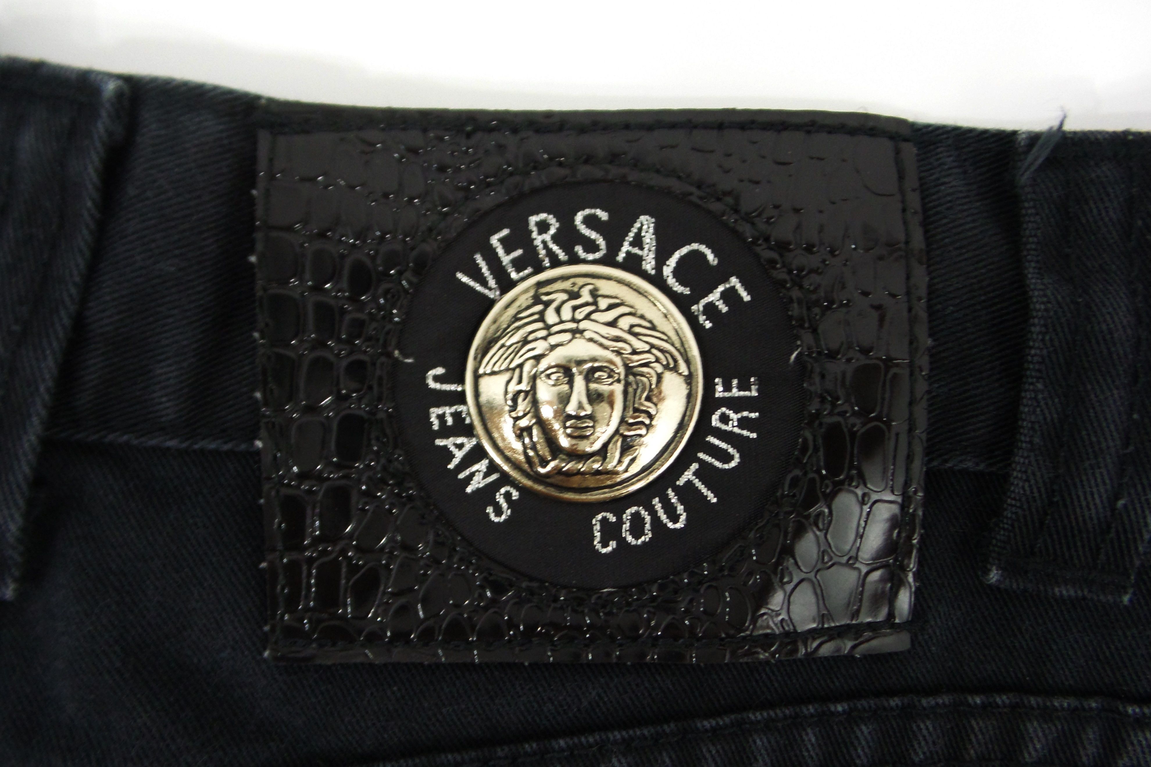 Versace × Versace Jeans Couture FOR HER Versace Jeans Couture Black Jeans W24xL39 Size US 30 / EU 46 - 10 Thumbnail