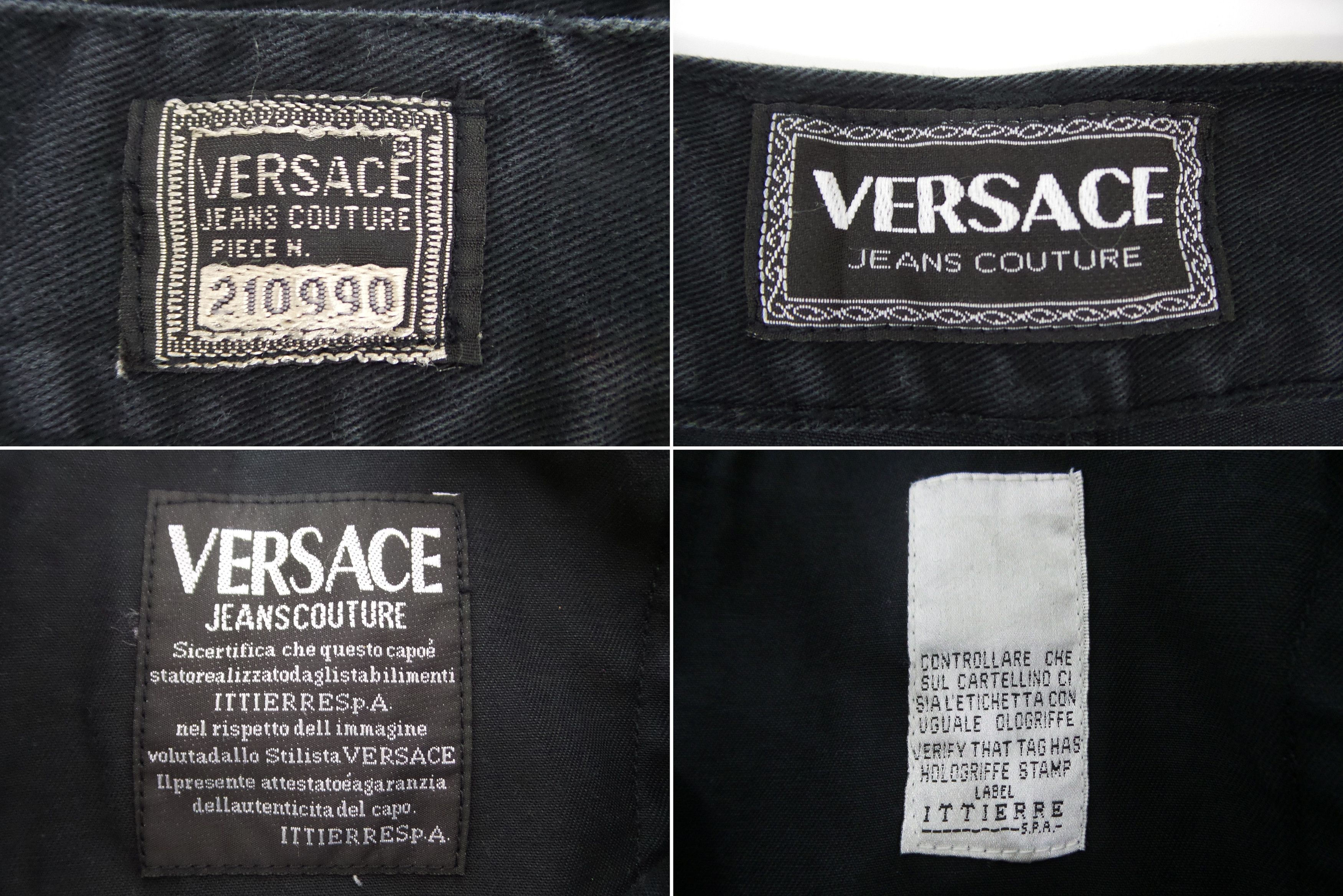 Versace × Versace Jeans Couture FOR HER Versace Jeans Couture Black Jeans W24xL39 Size US 30 / EU 46 - 3 Thumbnail