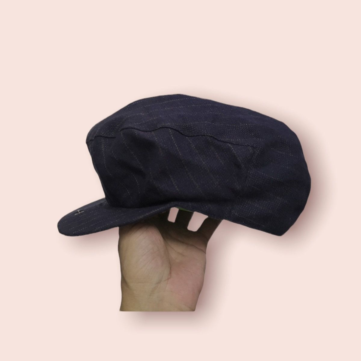 Polo Ralph Lauren × Ralph Lauren × Vintage VINTAGE POLO RALPH LAUREN STRIPES FLAT HAT/BARETTA Size ONE SIZE - 9 Thumbnail