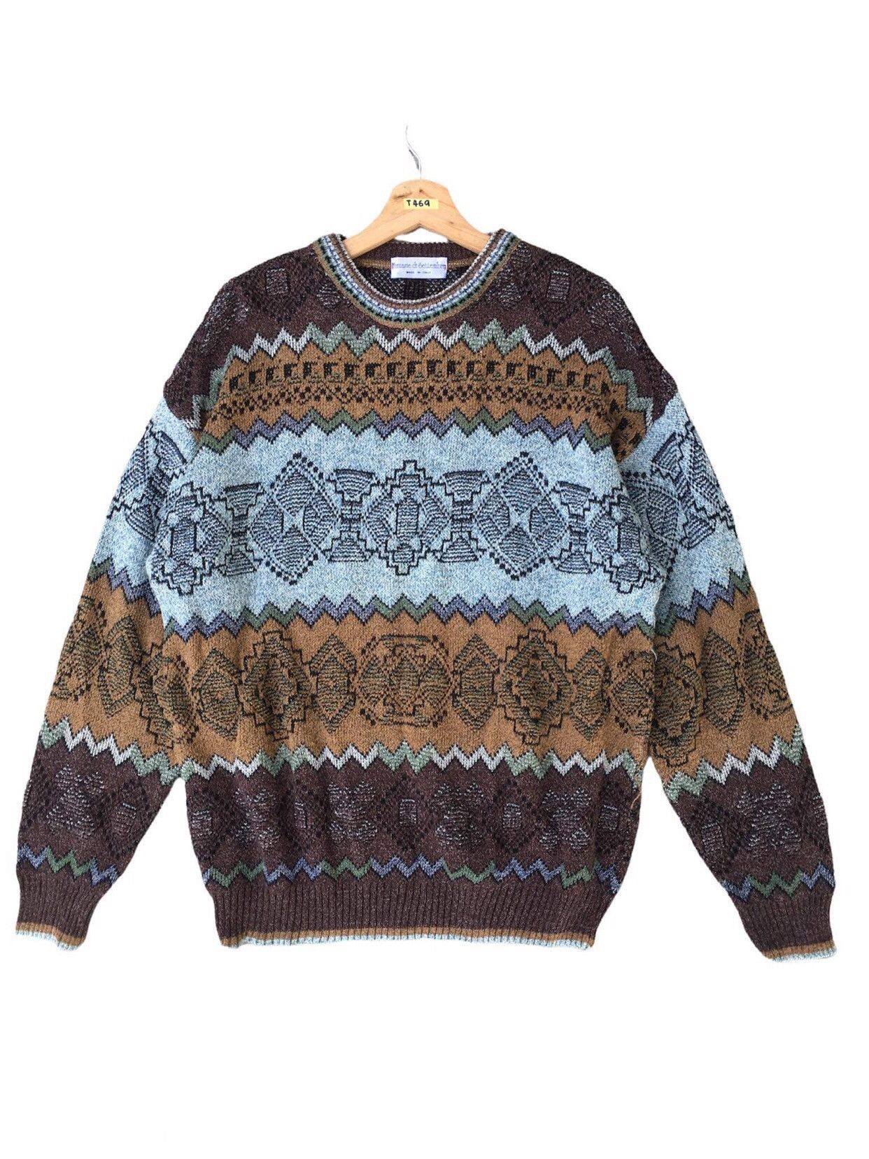 🔴Italian Made FANTASIE DI SETTEMBRE Knitting Like Navajo