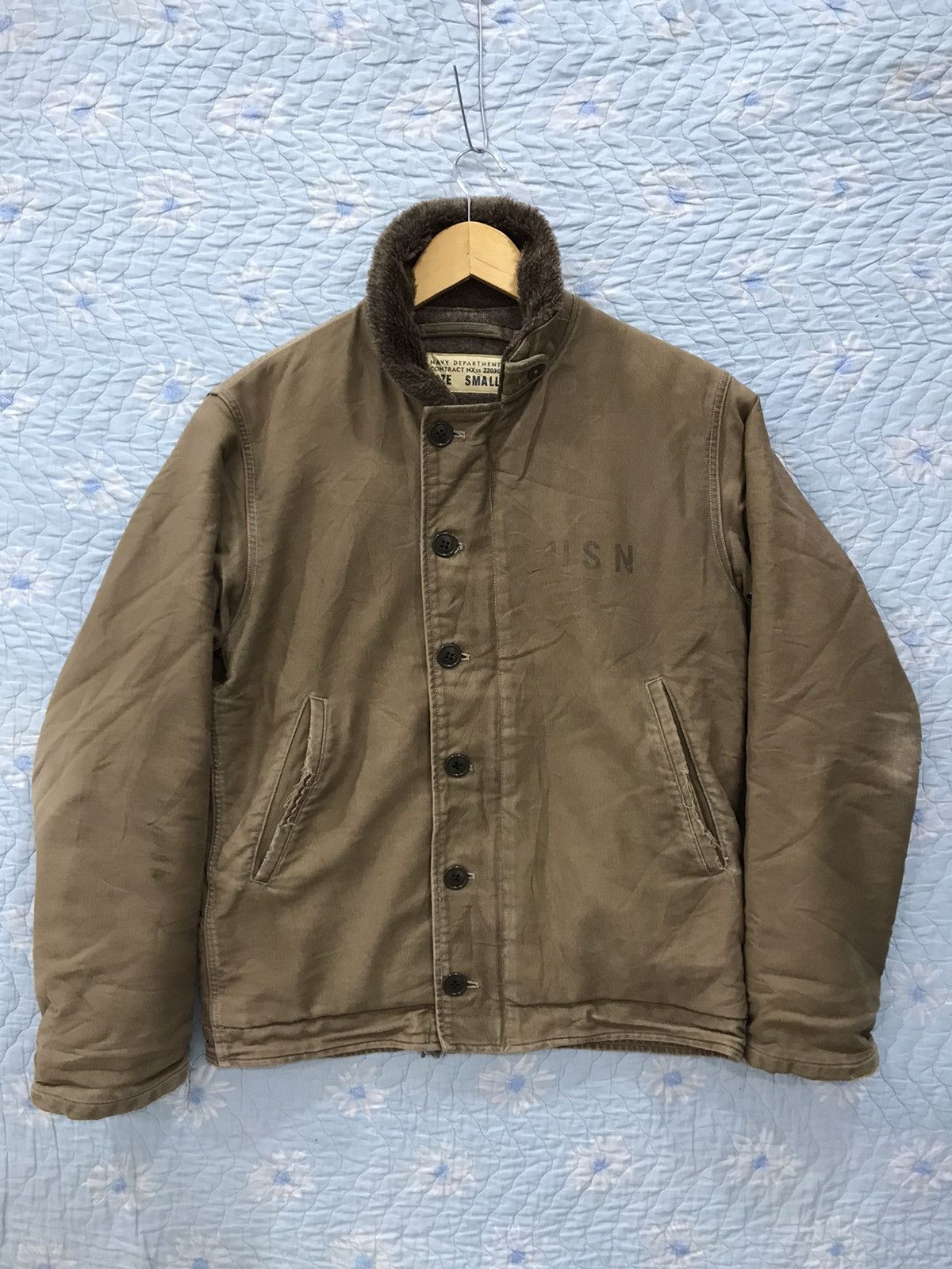 Vintage C67. VINTAGE USN N-1 Deck Jacket Size US S / EU 44-46 / 1 - 1 Thumbnail
