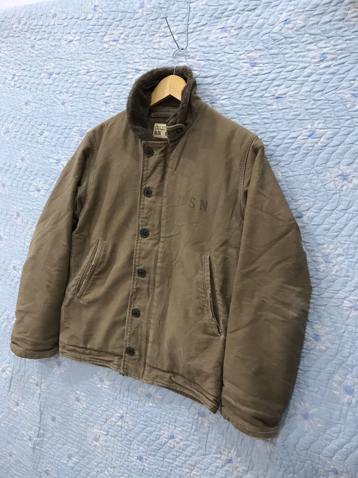 Vintage C67. VINTAGE USN N-1 Deck Jacket Size US S / EU 44-46 / 1 - 5 Thumbnail