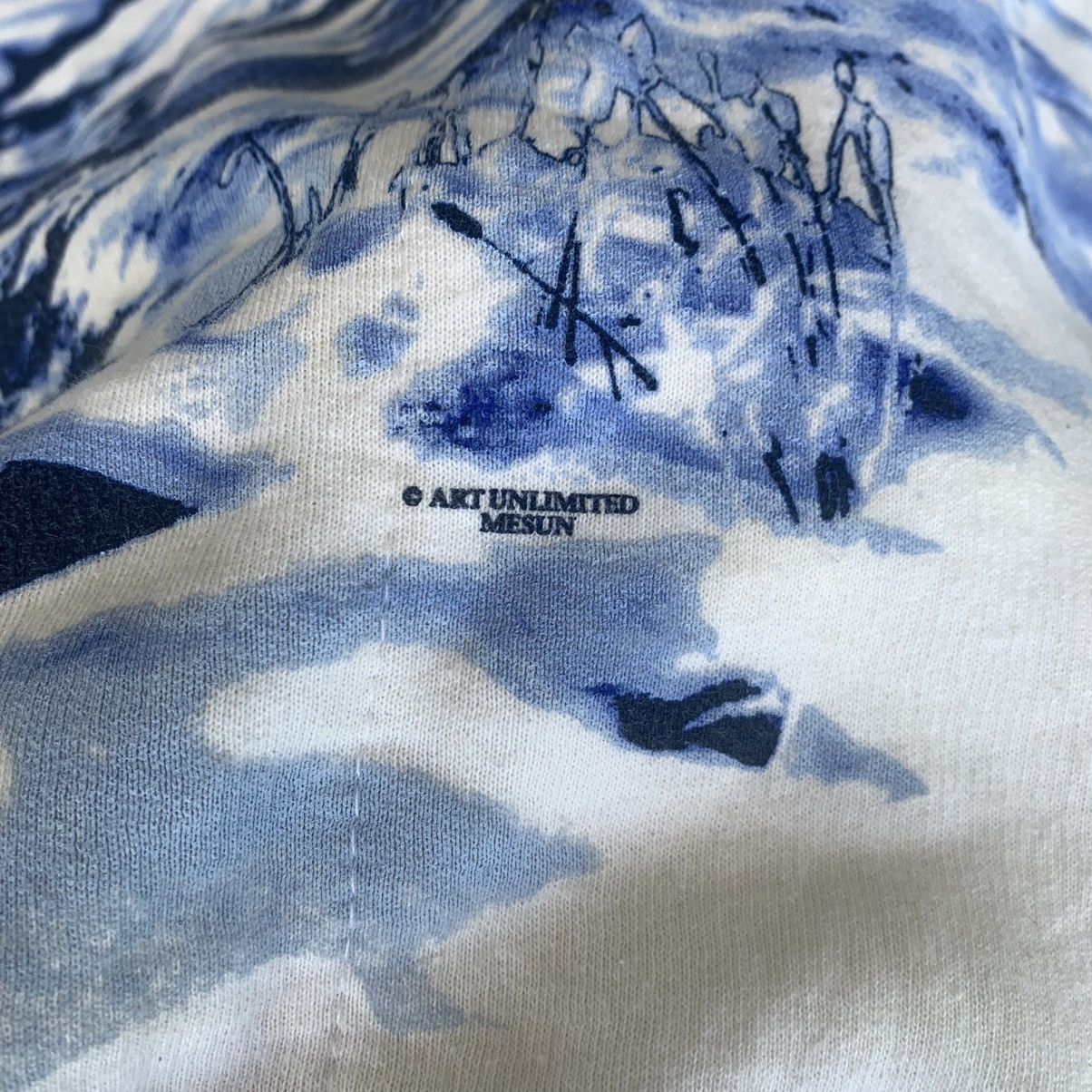 Vintage (RARE) Art Unlimited Sportswear Winter Fullprint Sweatshirt Size US L / EU 52-54 / 3 - 7 Thumbnail