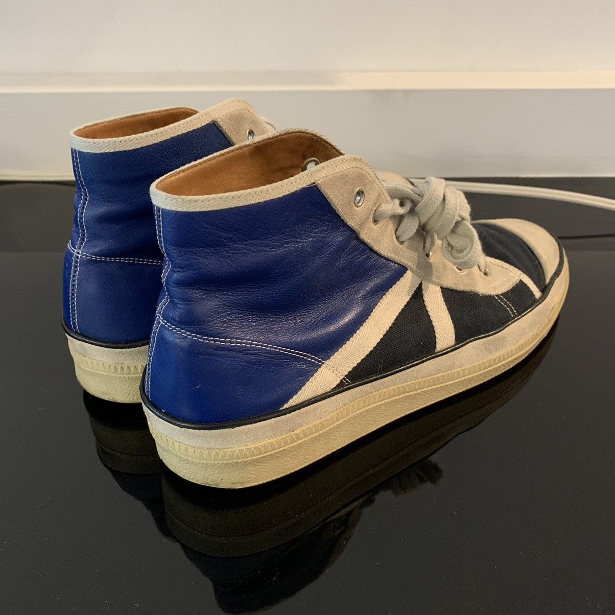 Hi top panel sneakers