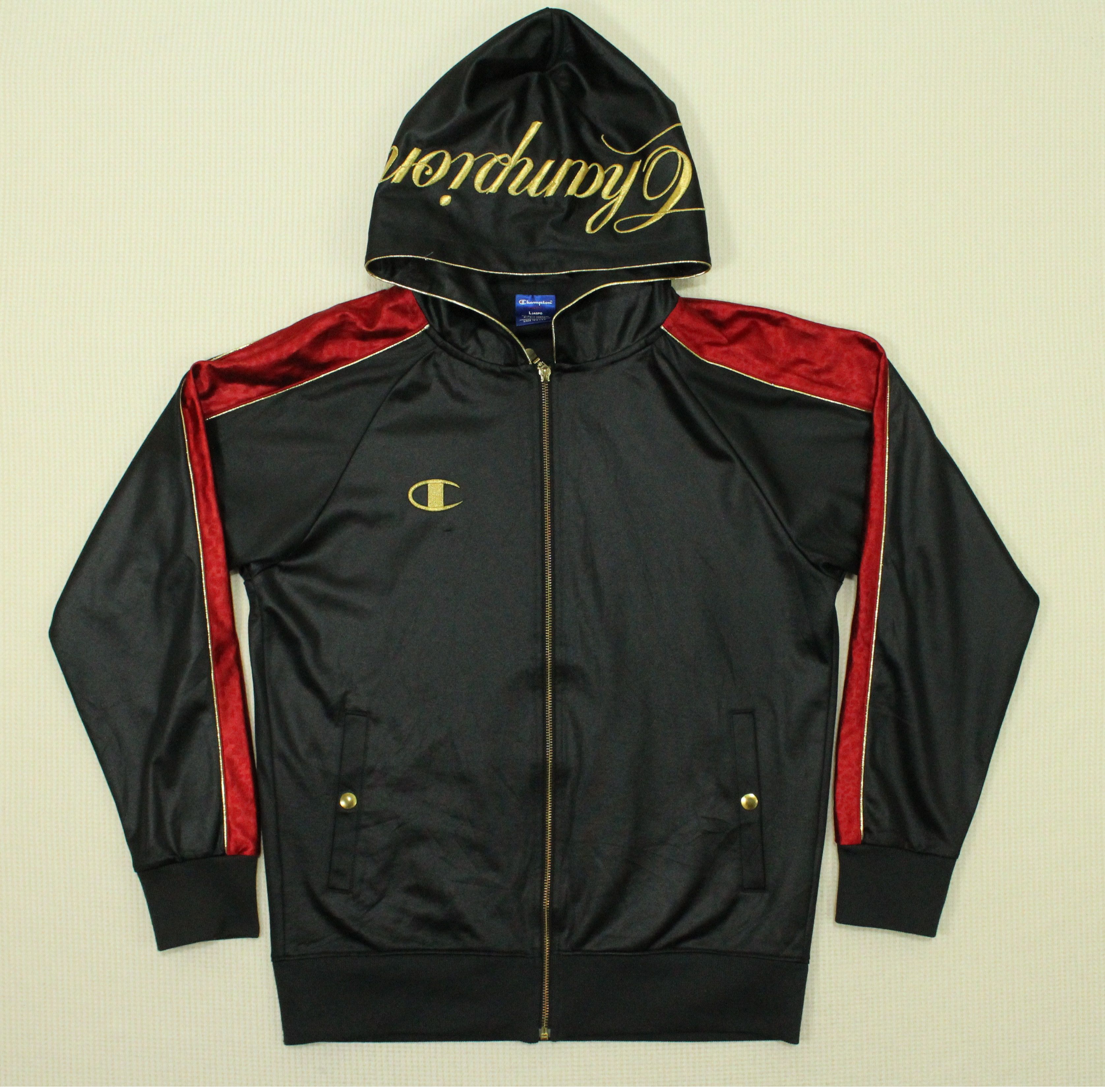 Champion CHAMPION Jacket Track Top Hooded Embroidered Logo Size US M / EU 48-50 / 2 - 1 Thumbnail