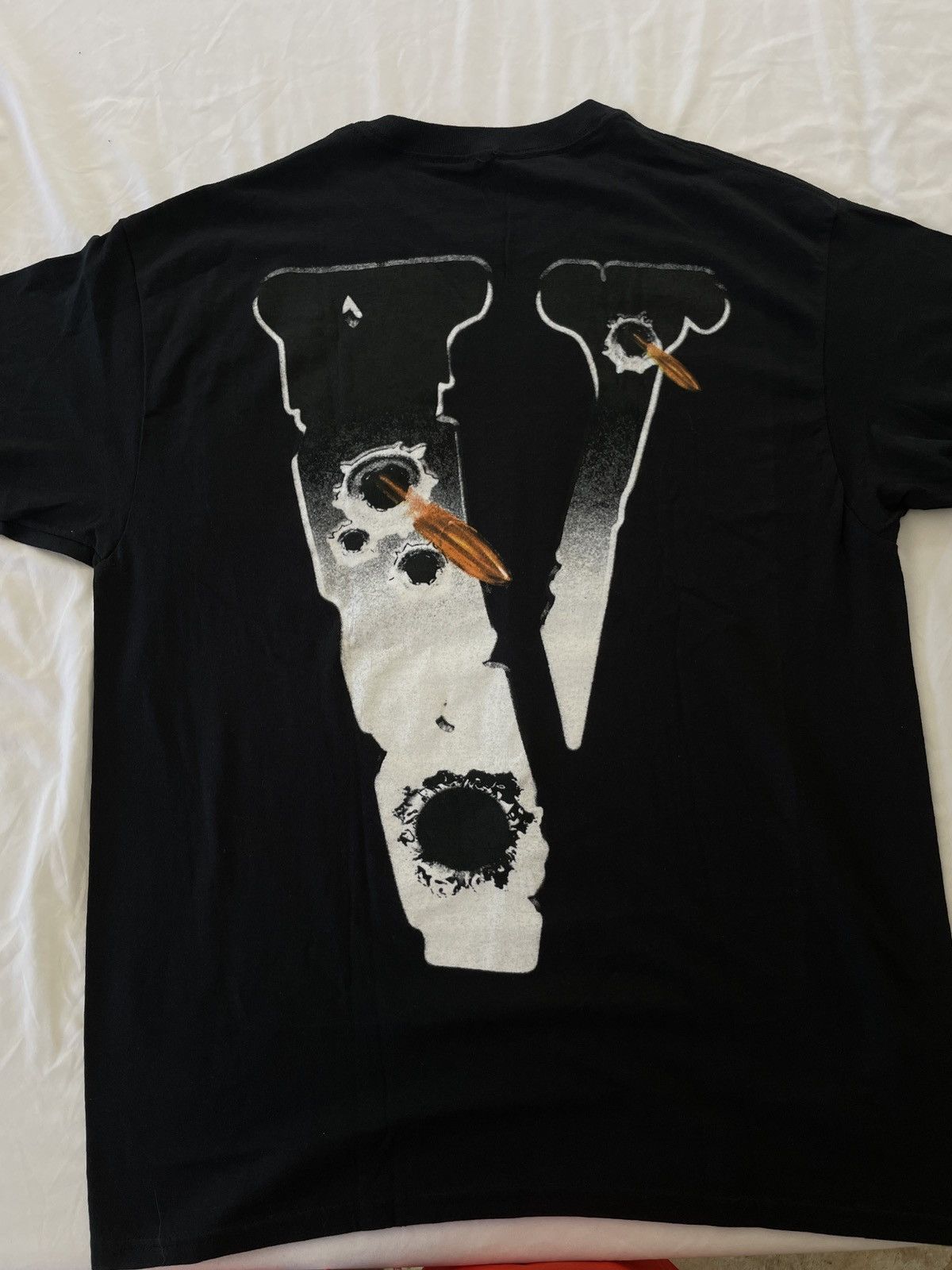 Vlone Vlone Hawk Em Black Gun Tee | Grailed