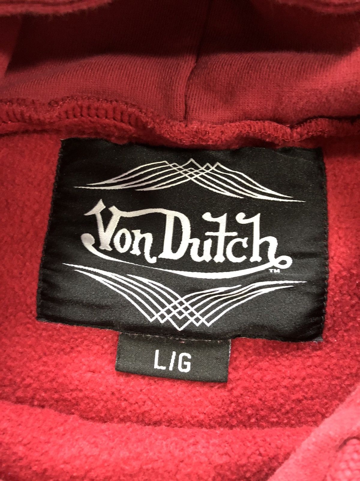 Vintage × Von Dutch Von Dutch Eye Hoodie Size US L / EU 52-54 / 3 - 5 Thumbnail