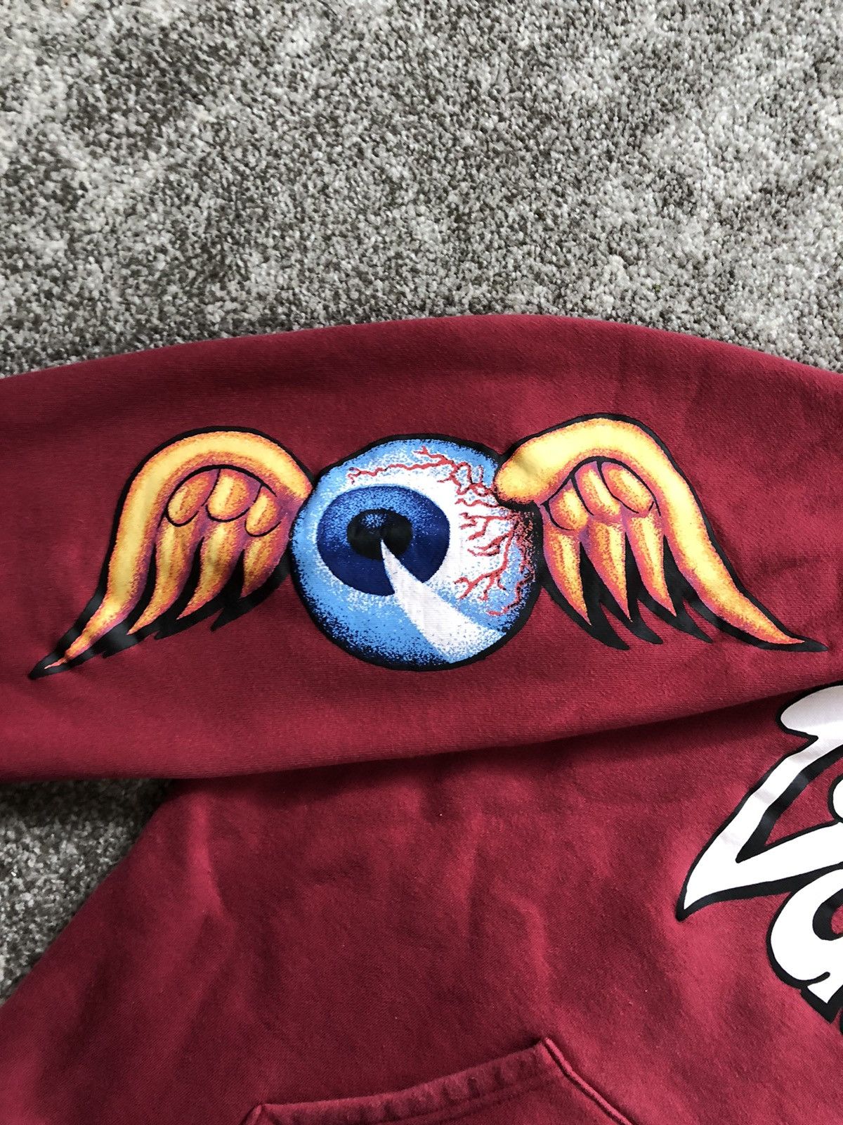 Vintage × Von Dutch Von Dutch Eye Hoodie Size US L / EU 52-54 / 3 - 6 Thumbnail