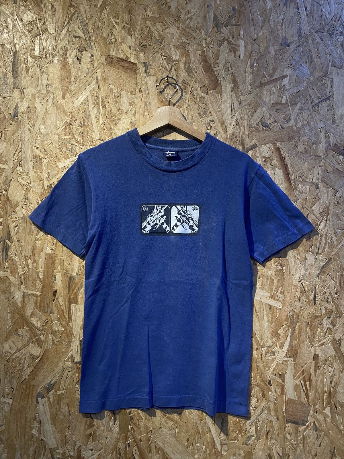 Vintage store Stussy Ripoff Gundam T-shirt