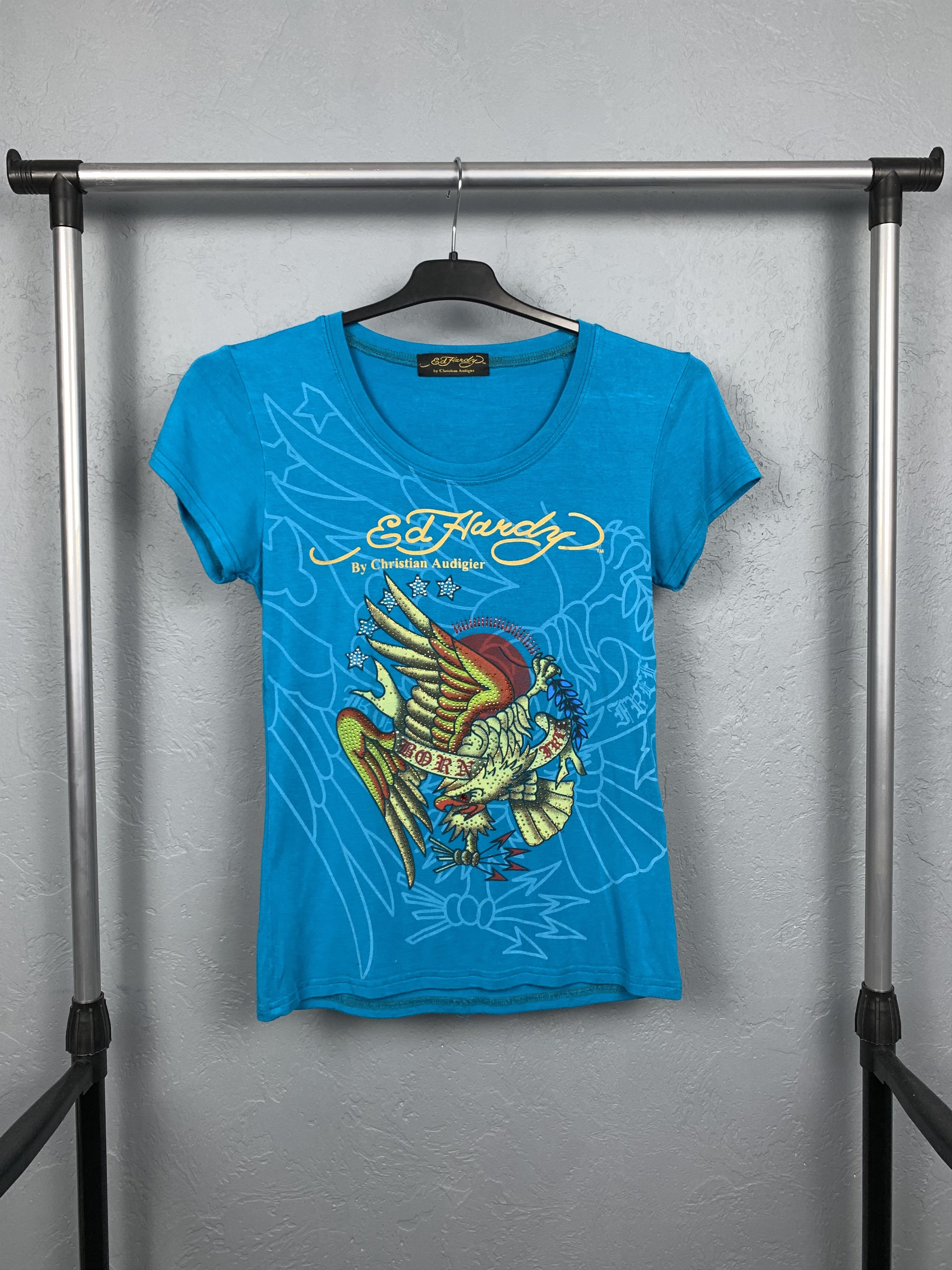 Christian Audigier Ed Hardy by Christian Audigier Womens T-Shirt Tee Size M / US 6-8 / IT 42-44 - 1 Thumbnail