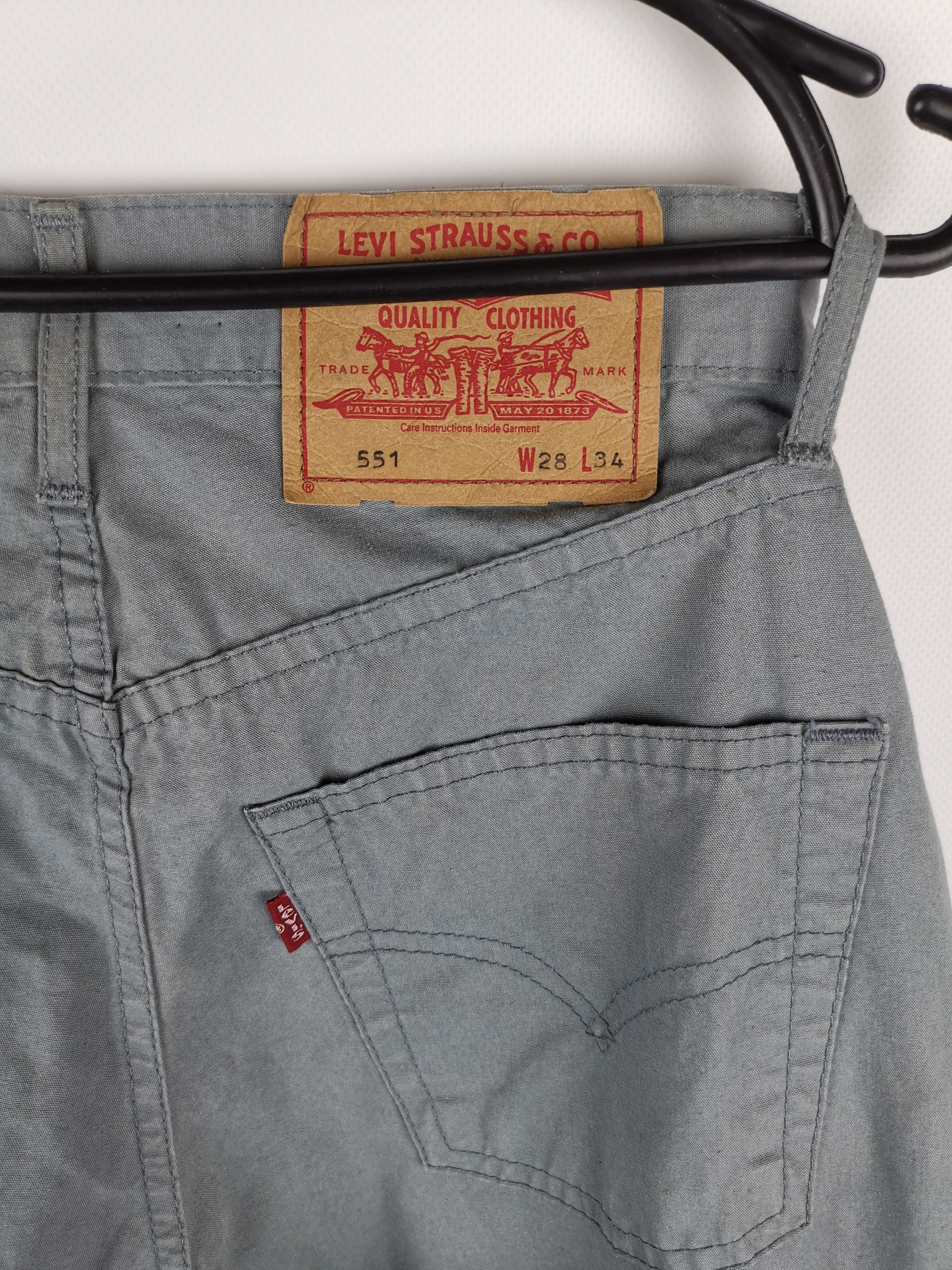 Levi's Vintage Levi's 551 grey BNWT denim pants Size US 28 / EU 44 - 5 Thumbnail