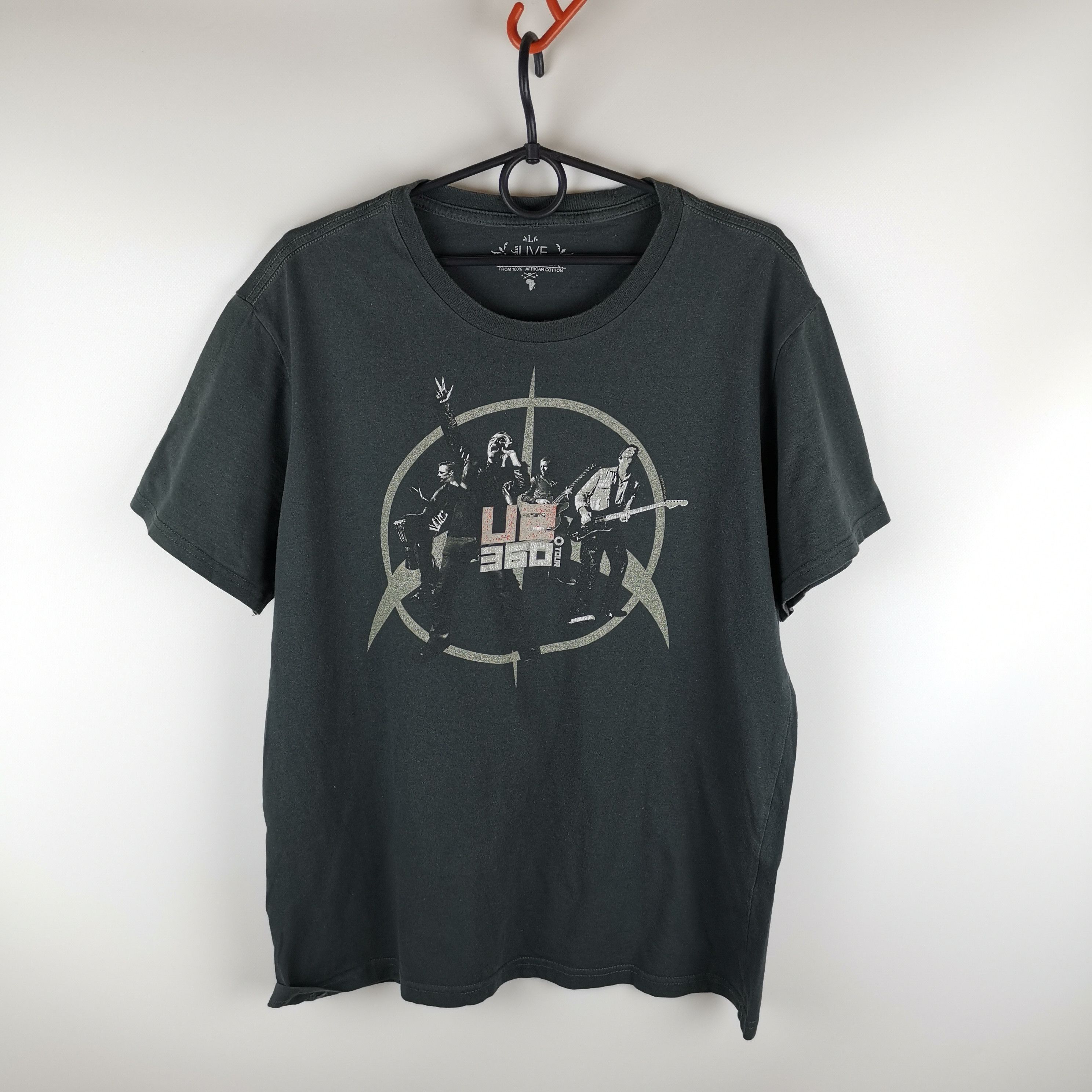 Band Tees U2 dark grey 360 Tour 2016 Double Sided Graphic Band Tee Size US L / EU 52-54 / 3 - 3 Thumbnail