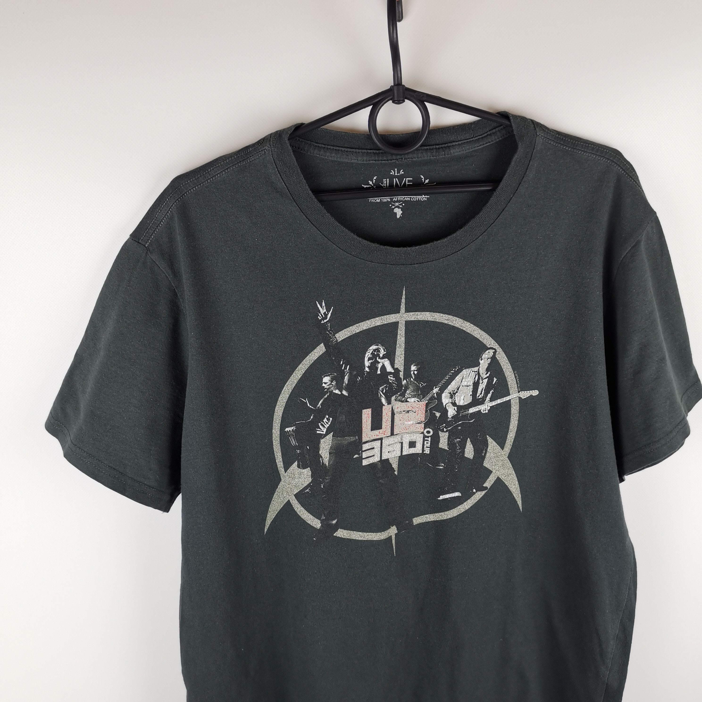 Band Tees U2 dark grey 360 Tour 2016 Double Sided Graphic Band Tee Size US L / EU 52-54 / 3 - 1 Thumbnail
