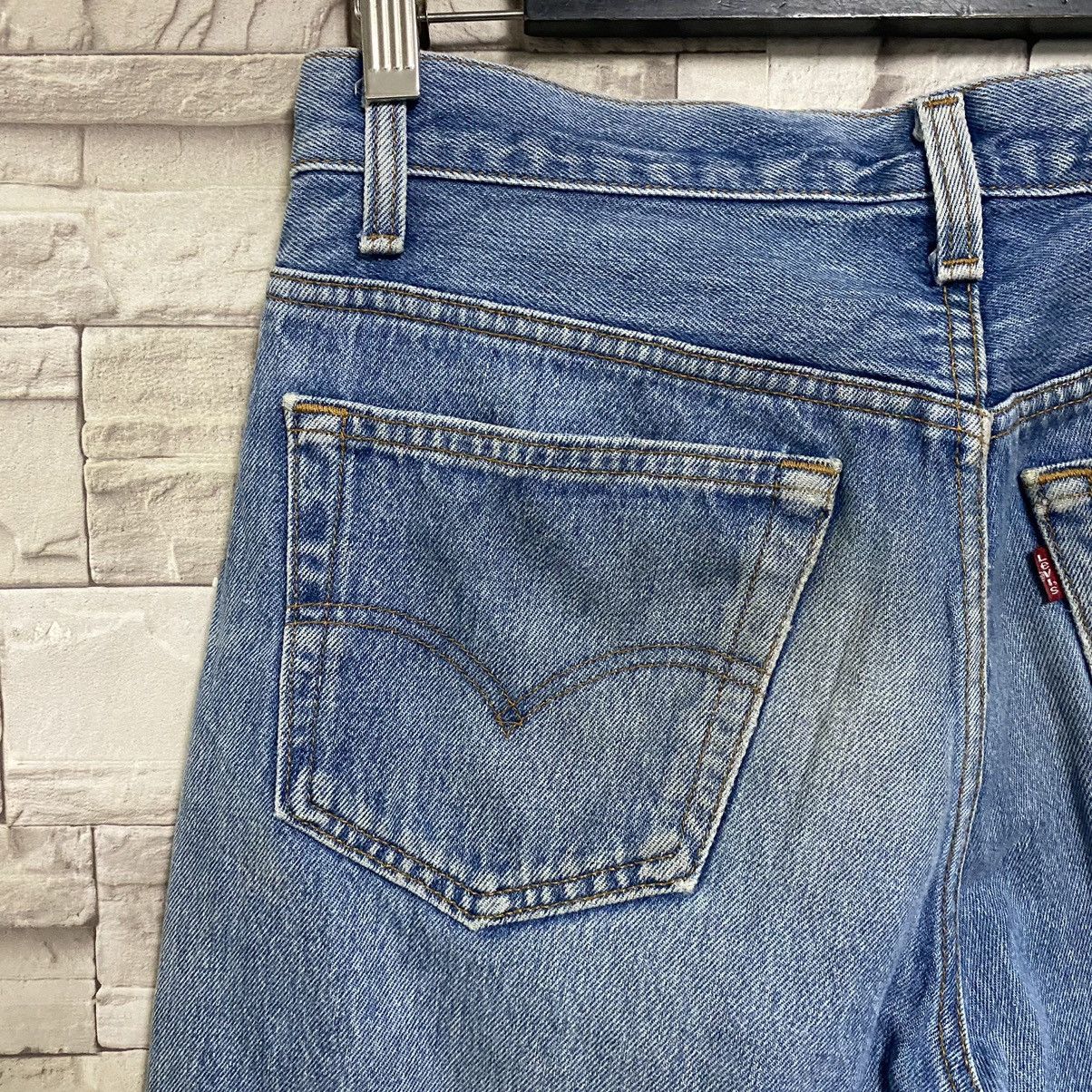 Levi's Vintage 90s Levis 501 Distressed Jeans 31x30 Size US 31 - 12 Thumbnail