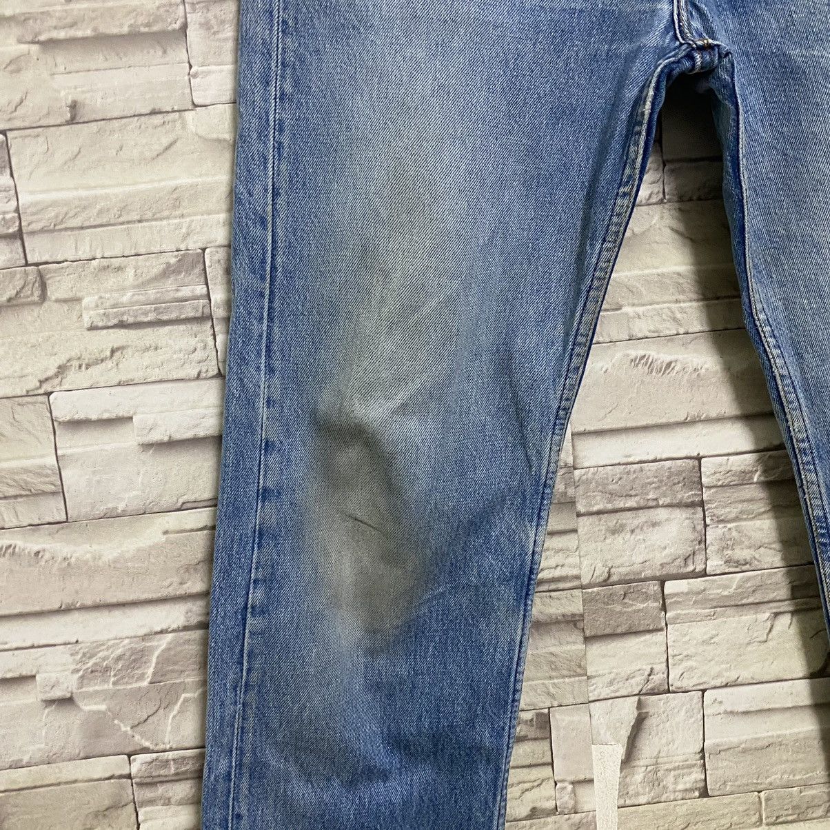 Levi's Vintage 90s Levis 501 Distressed Jeans 31x30 Size US 31 - 5 Thumbnail