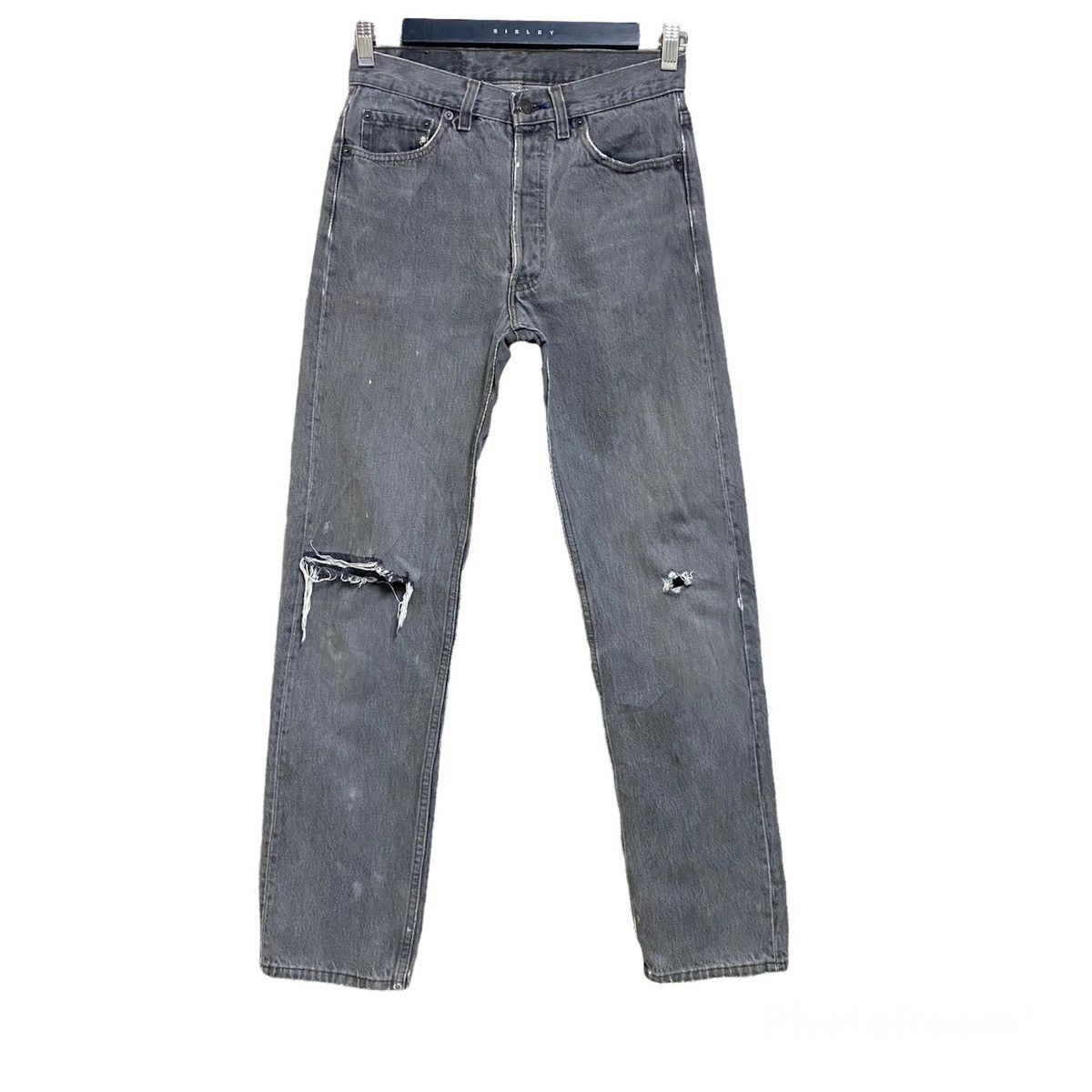 Levi's Vintage 80s Levis 501 Distressed Jeans 28x31 Made in USA Size US 28 / EU 44 - 1 Thumbnail