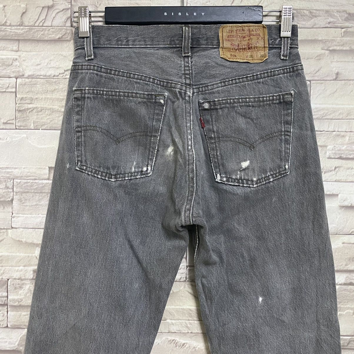 Levi's Vintage 80s Levis 501 Distressed Jeans 28x31 Made in USA Size US 28 / EU 44 - 11 Thumbnail