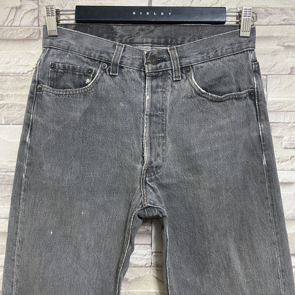 Levi's Vintage 80s Levis 501 Distressed Jeans 28x31 Made in USA Size US 28 / EU 44 - 4 Thumbnail