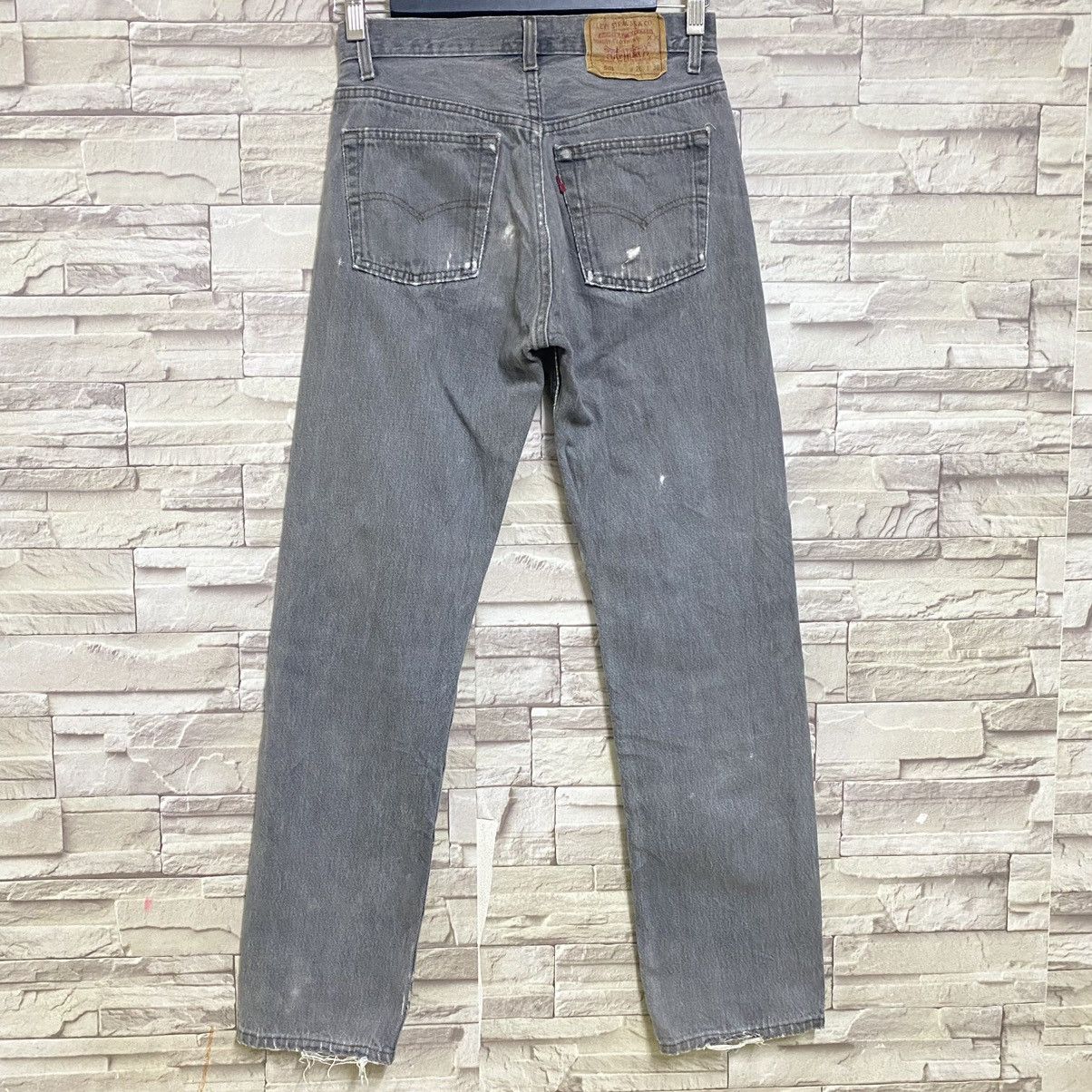 Levi's Vintage 80s Levis 501 Distressed Jeans 28x31 Made in USA Size US 28 / EU 44 - 10 Thumbnail