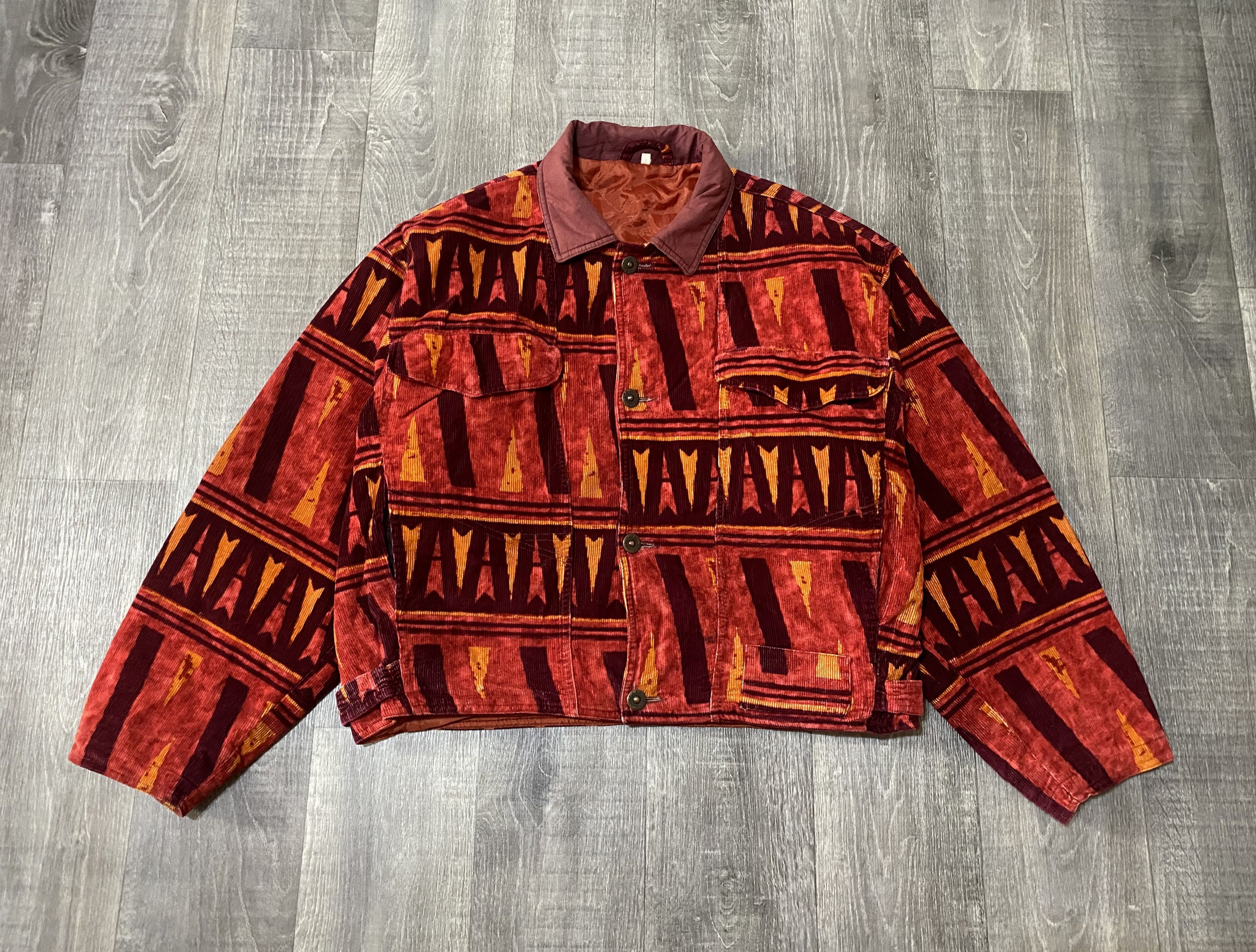 O'Neill Rare Californian Legend Multicolor Corduroy Velvet Jacket Size US L / EU 52-54 / 3 - 2 Thumbnail