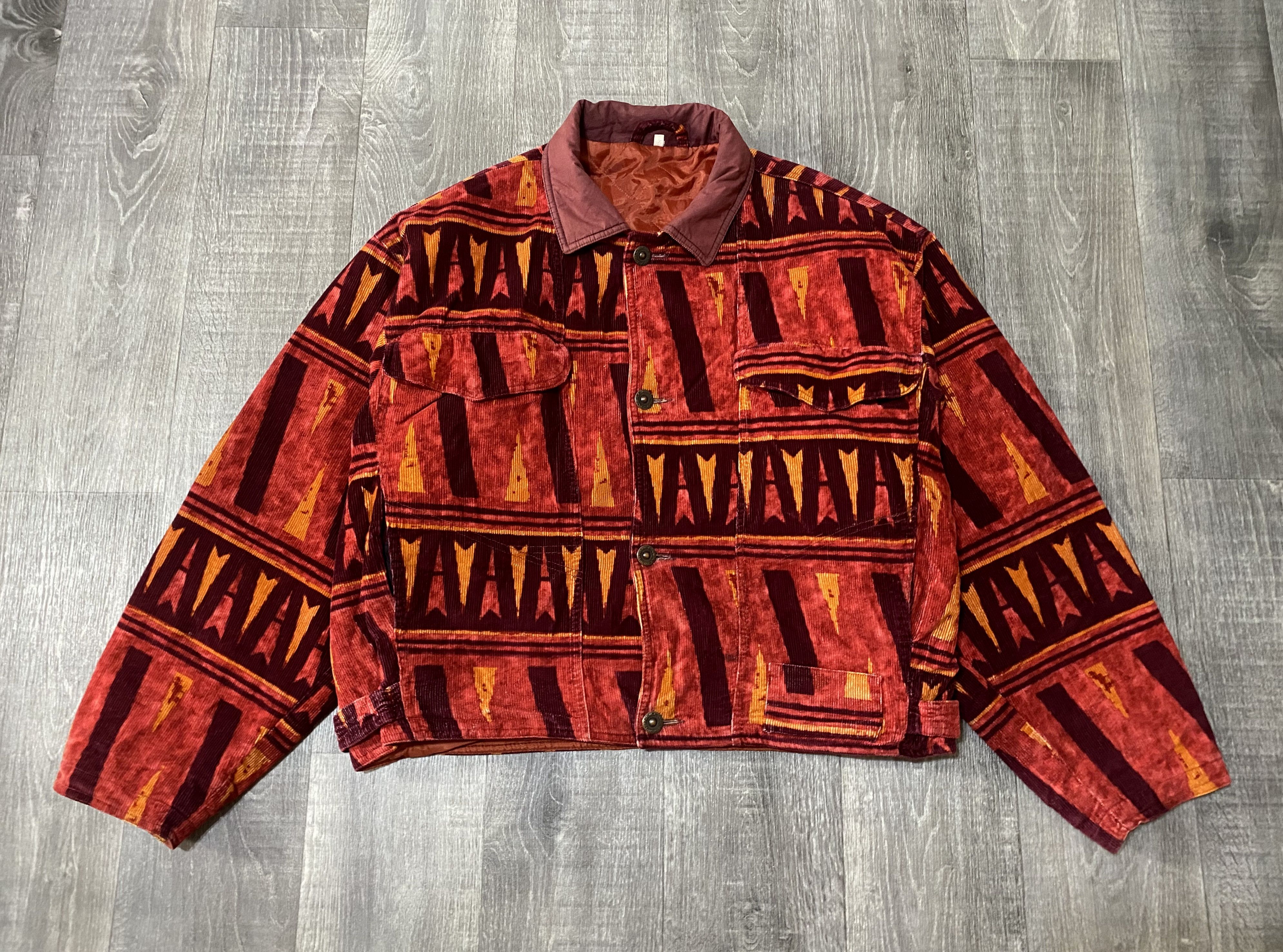 O'Neill Rare Californian Legend Multicolor Corduroy Velvet Jacket Size US L / EU 52-54 / 3 - 3 Thumbnail