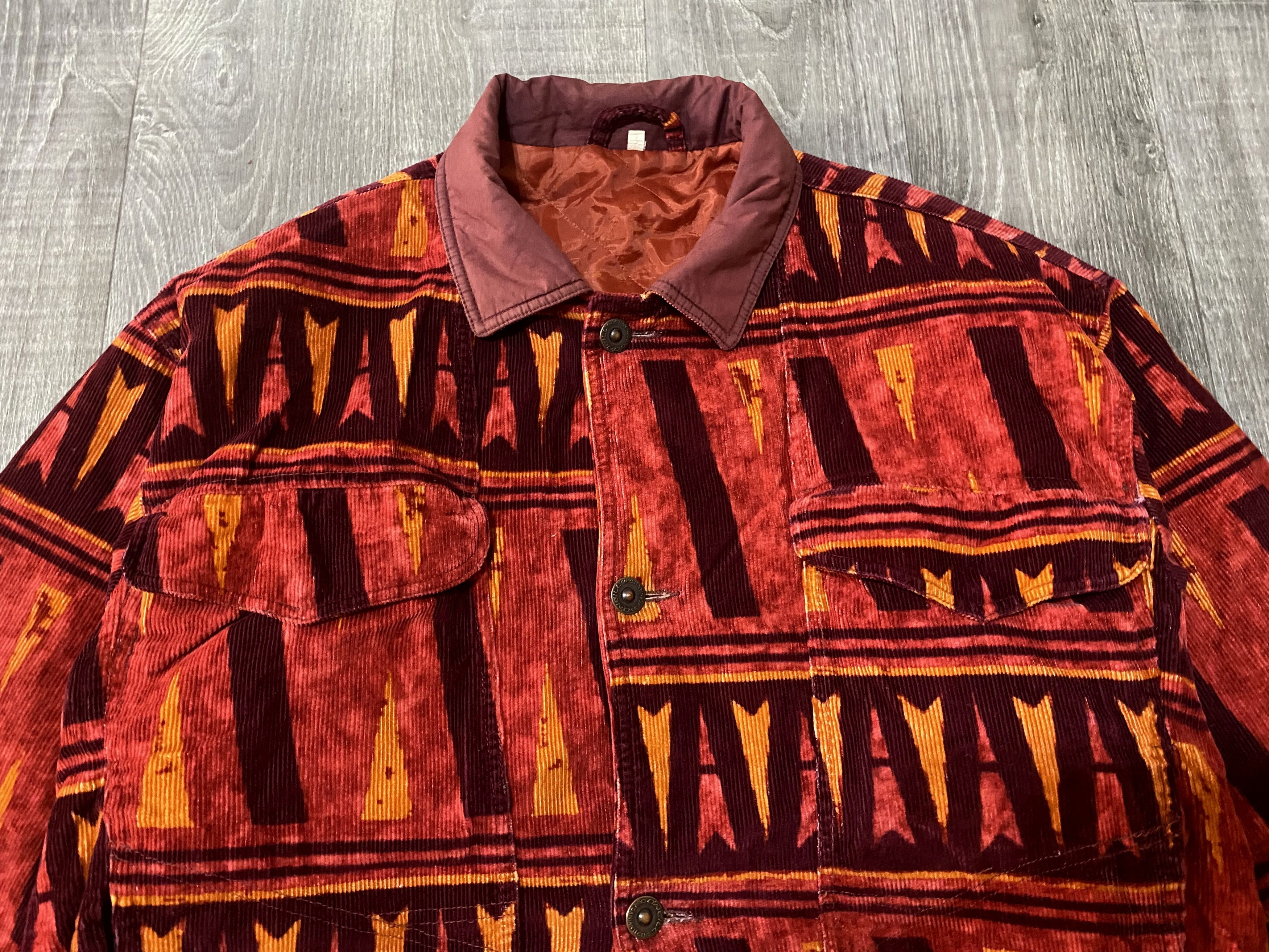 O'Neill Rare Californian Legend Multicolor Corduroy Velvet Jacket Size US L / EU 52-54 / 3 - 11 Thumbnail