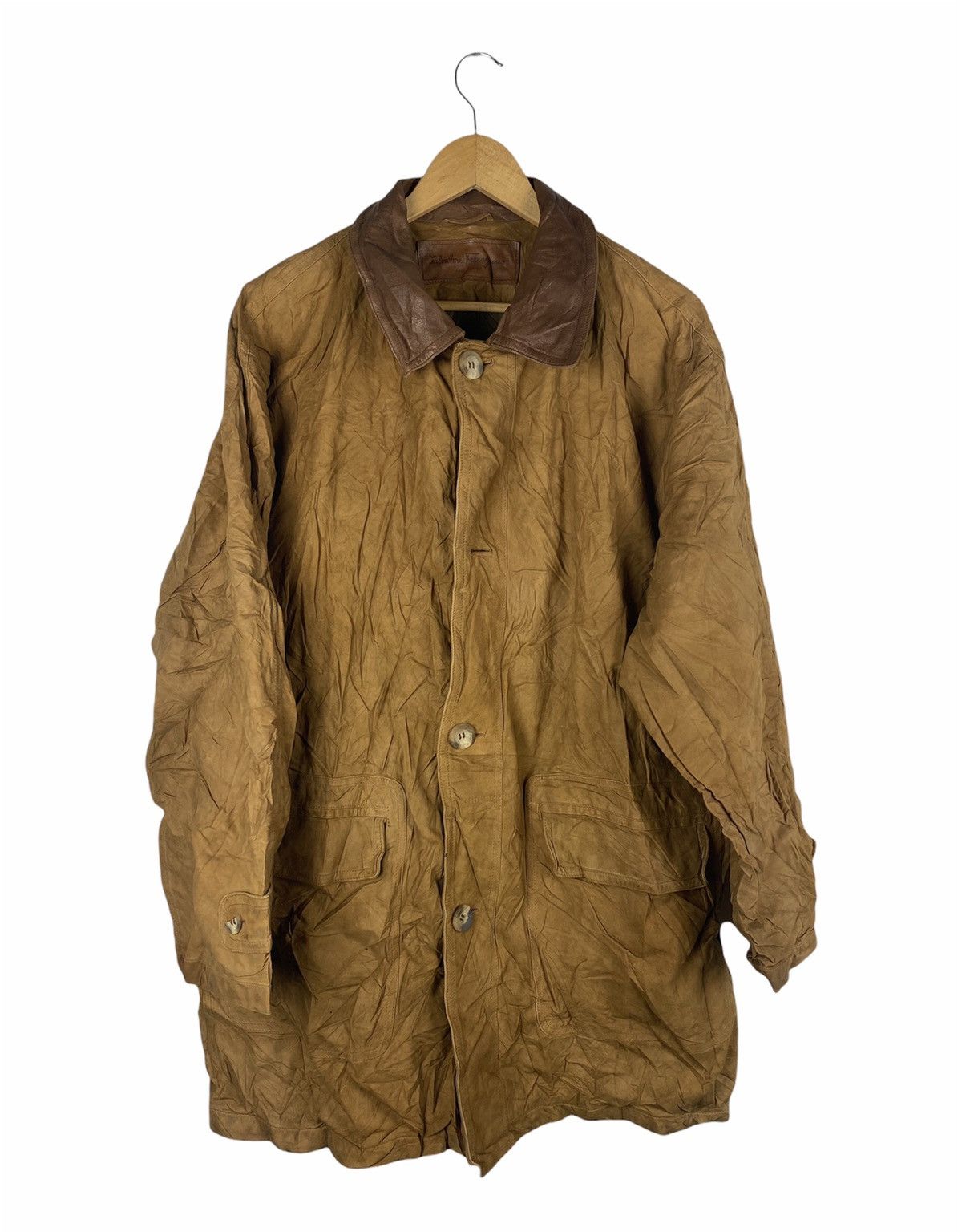 【Salvatore Ferragamo】ヴィンテージ ジャケット Vintage Salvatore Ferragamo Leather Jacket Elegance