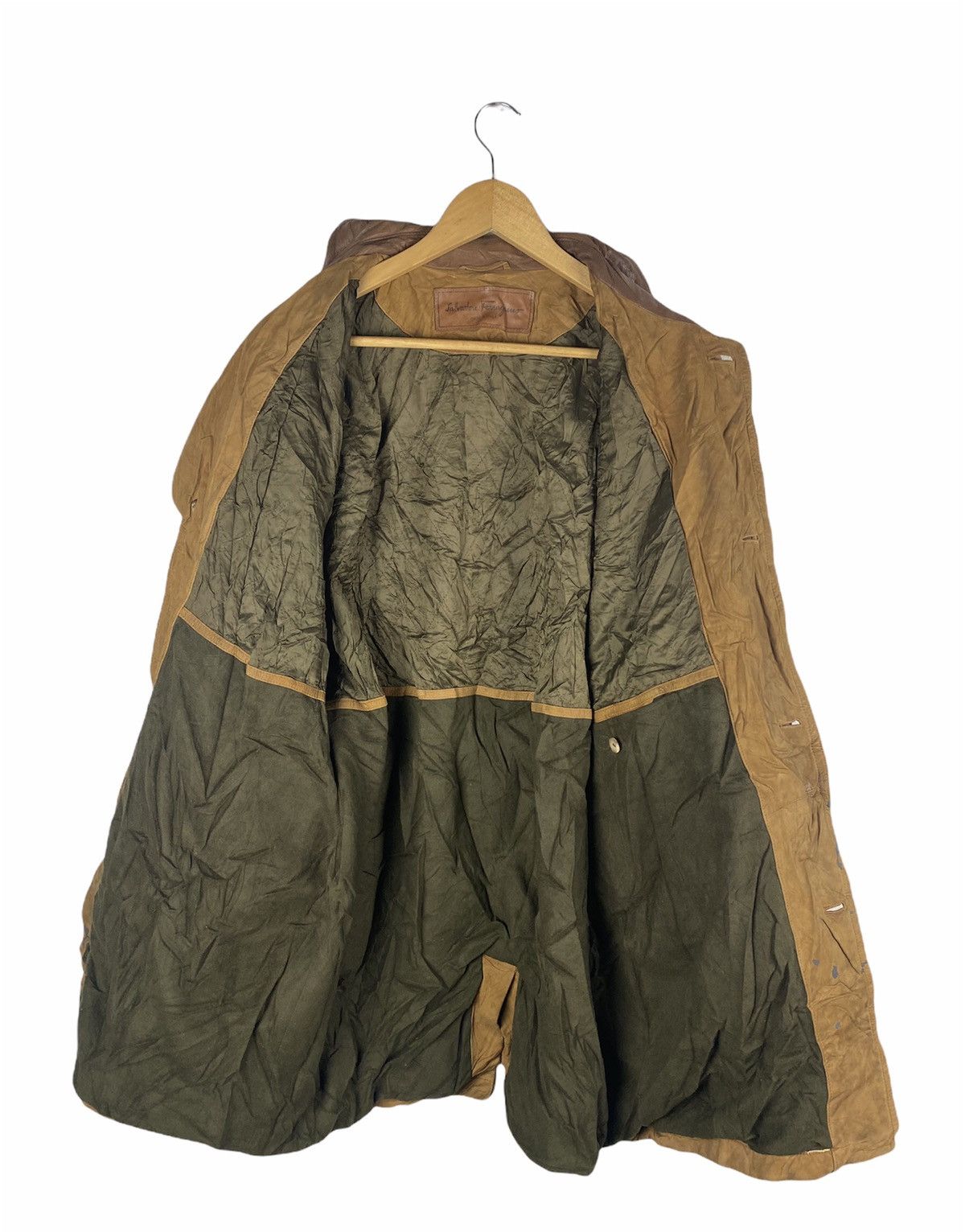 Salvatore Ferragamo Vintage Salvatore Ferragamo Leather Jacket Elegance Size US L / EU 52-54 / 3 - 2 Thumbnail