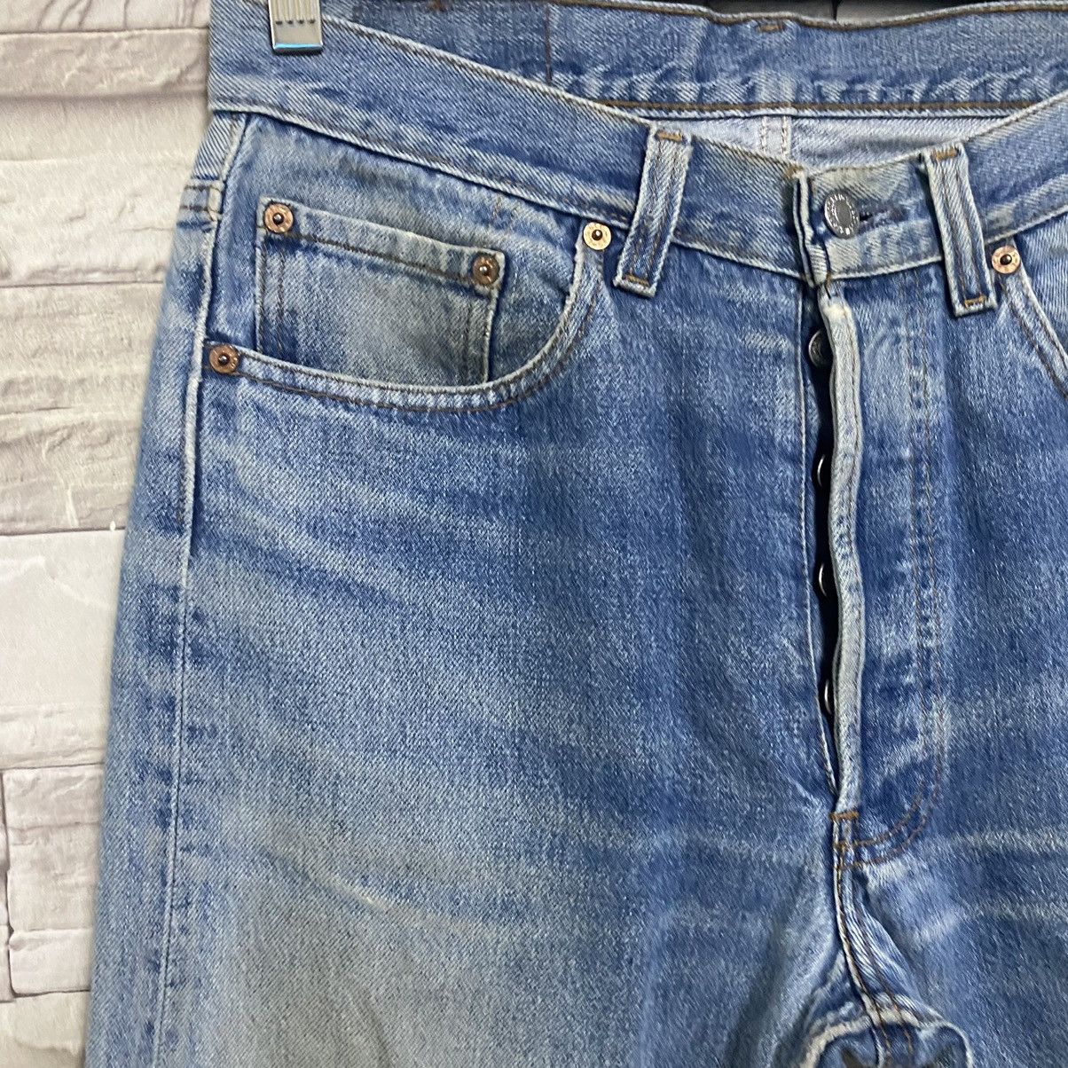 Levi's Vintage 90s Levis 501xx Distressed Jeans 30x29 Made in USA Size US 30 / EU 46 - 5 Thumbnail