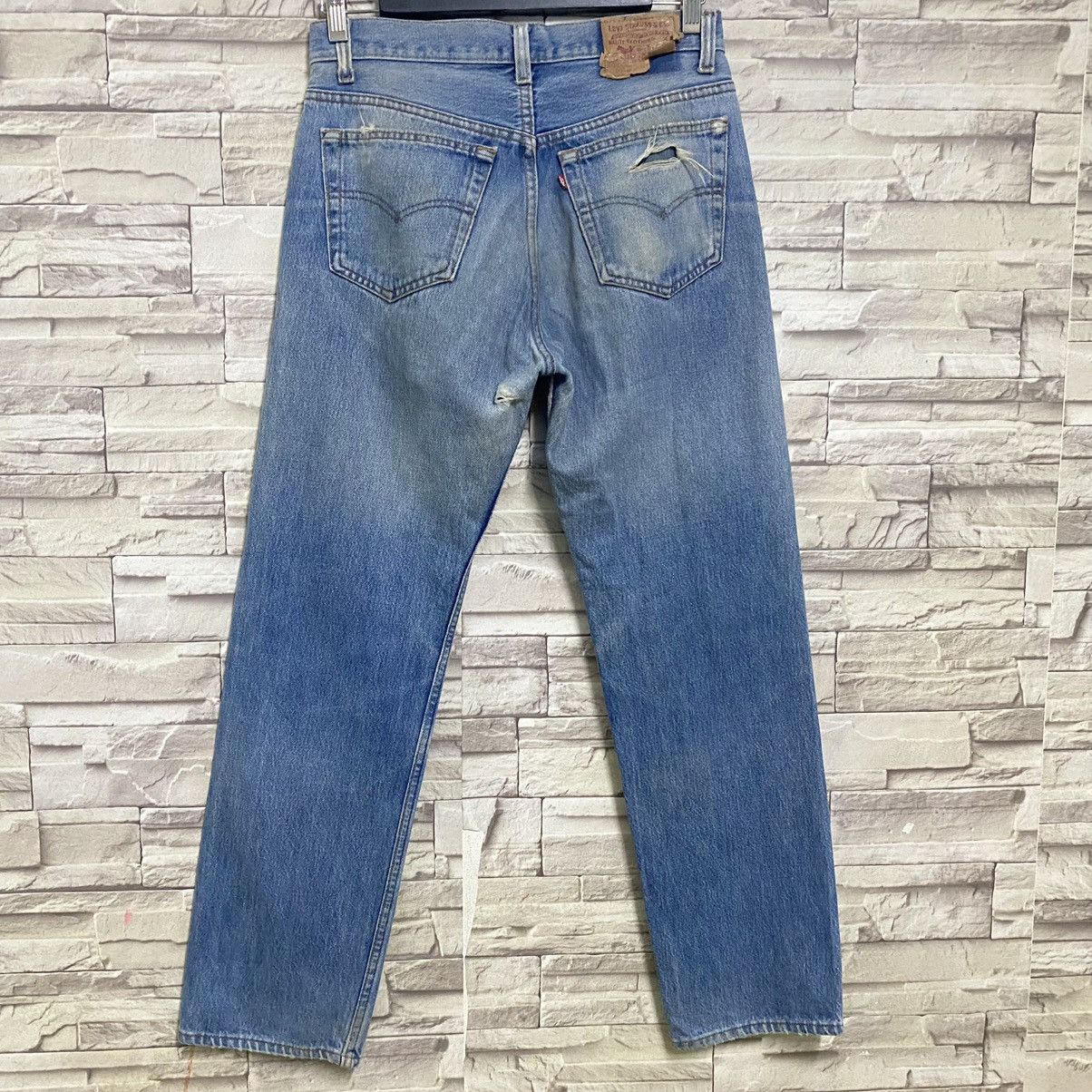 Levi's Vintage 90s Levis 501xx Distressed Jeans 30x29 Made in USA Size US 30 / EU 46 - 10 Thumbnail