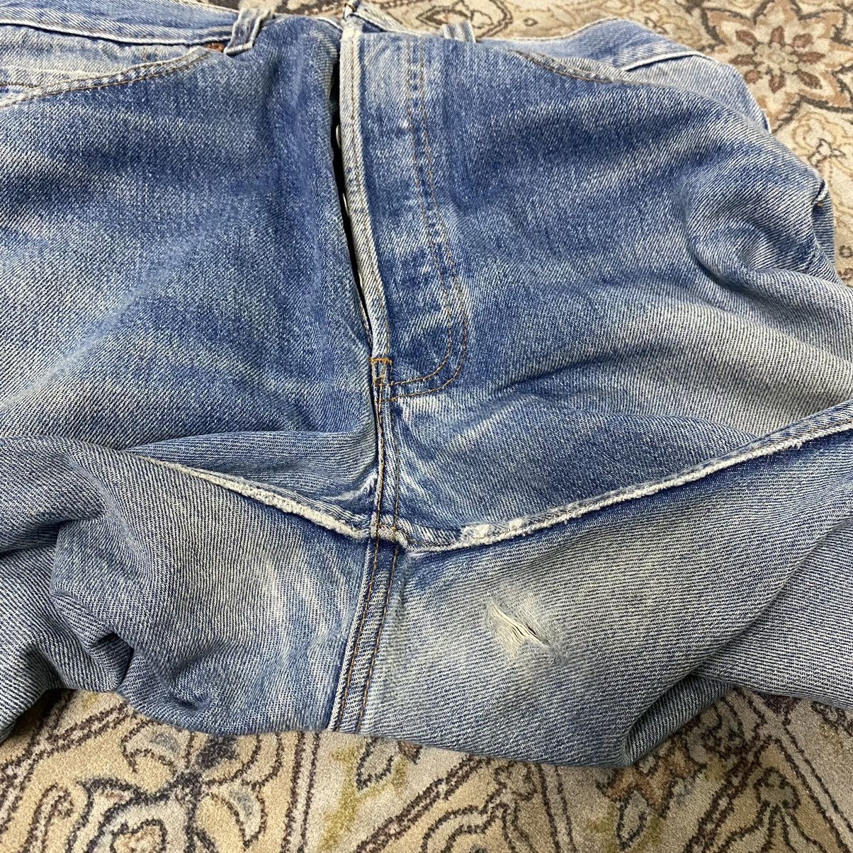 Levi's Vintage 90s Levis 501xx Distressed Jeans 30x29 Made in USA Size US 30 / EU 46 - 16 Thumbnail