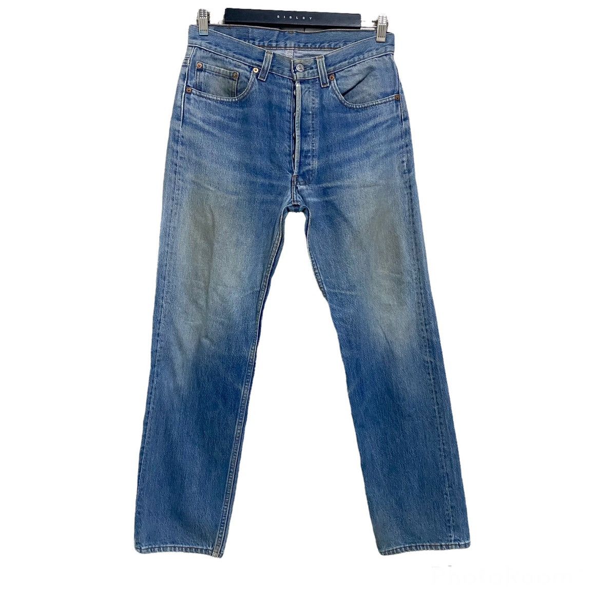 Levi's Vintage 90s Levis 501xx Distressed Jeans 30x29 Made in USA Size US 30 / EU 46 - 1 Thumbnail