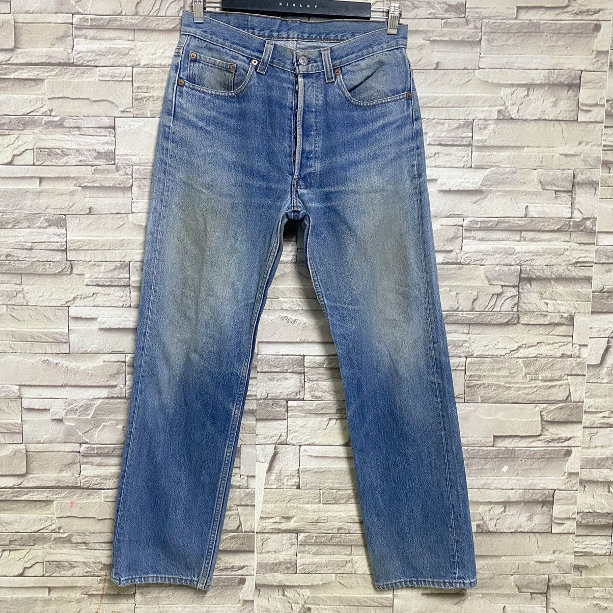 Levi's Vintage 90s Levis 501xx Distressed Jeans 30x29 Made in USA Size US 30 / EU 46 - 3 Thumbnail