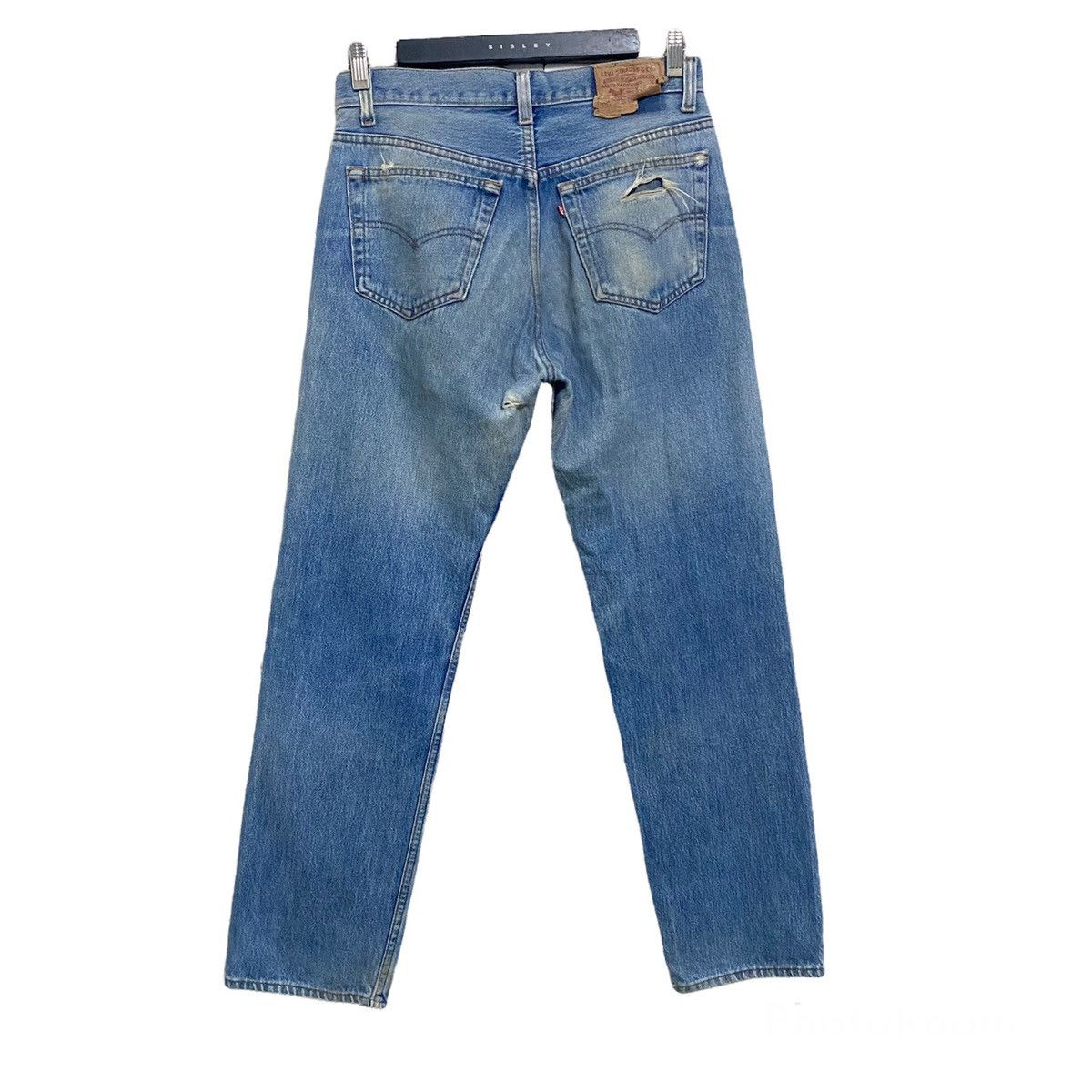 Levi's Vintage 90s Levis 501xx Distressed Jeans 30x29 Made in USA Size US 30 / EU 46 - 2 Thumbnail