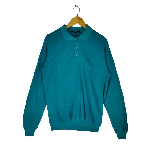 Patagonia VINTAGE PATAGONIA Small Embroidery SpellOut Polo Sweatshirt Size US M / EU 48-50 / 2 - 1 Thumbnail