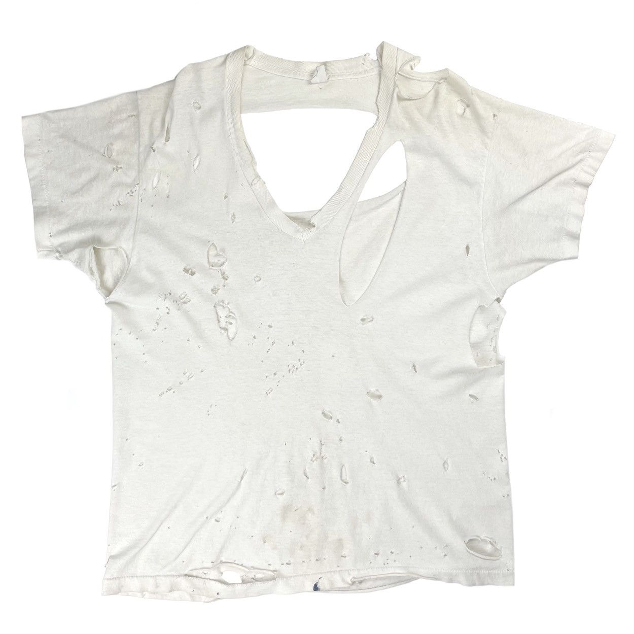 Vintage VINTAGE OBLITERATED V-NECK Size US L / EU 52-54 / 3 - 2 Thumbnail