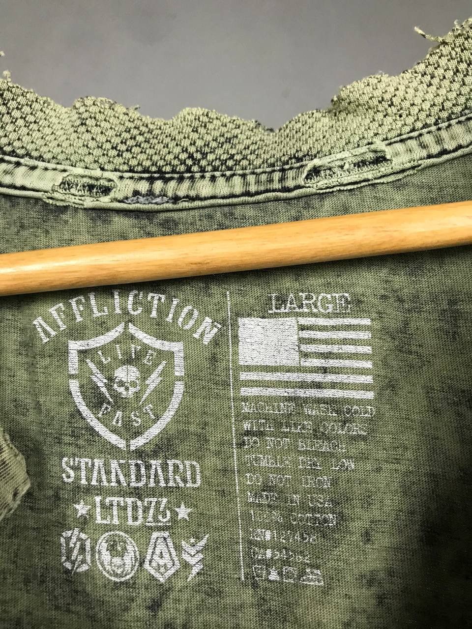 Affliction Affliction faded distressed streetwear made in USA tee Size US L / EU 52-54 / 3 - 5 Thumbnail