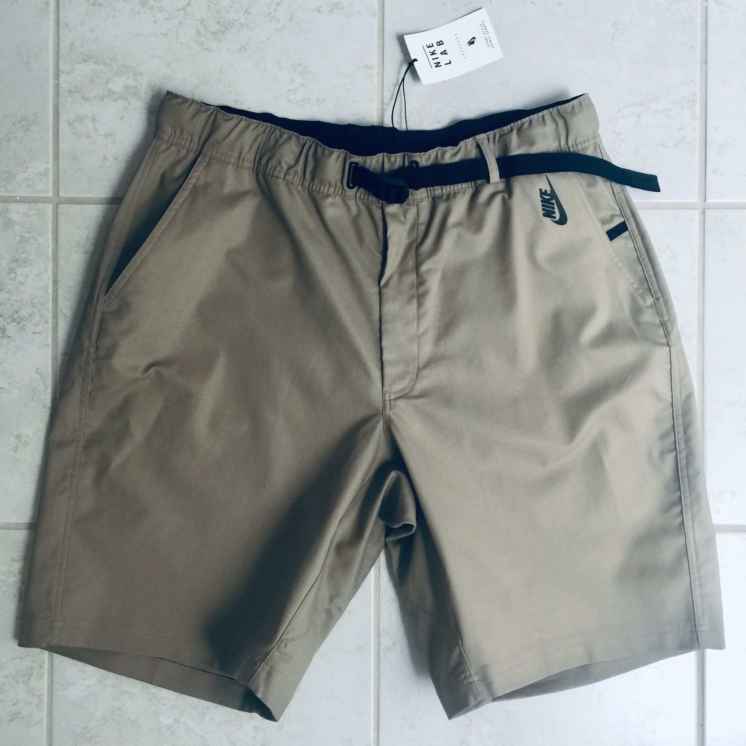NikeLab Lab Essential Utility Woven Khaki Shorts