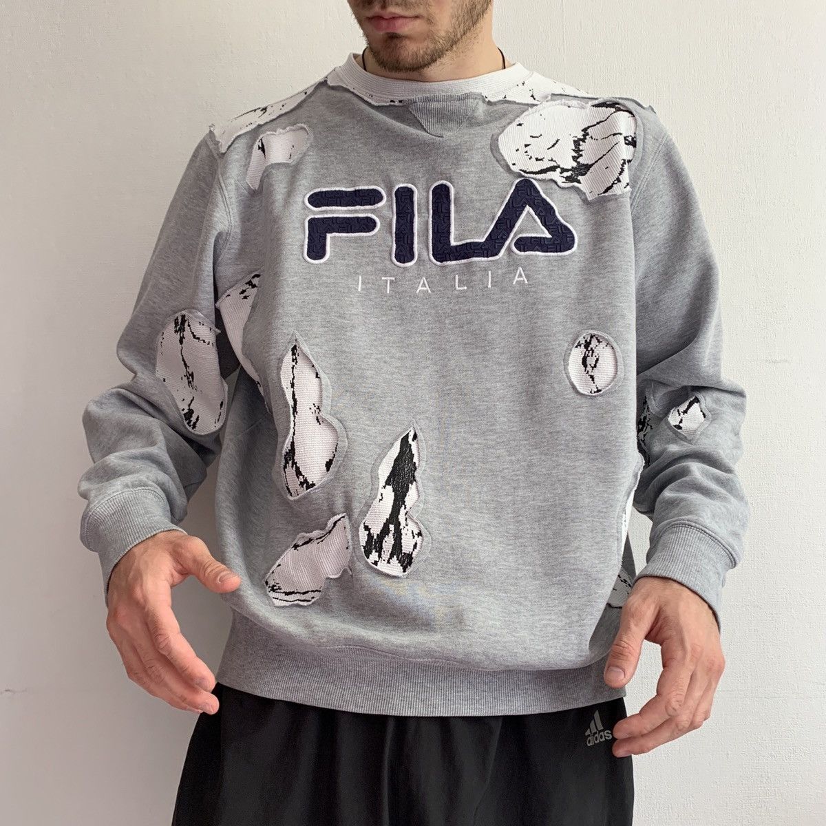 Fila 💥Custom💥FILA Italia Sweatshirt Size US M / EU 48-50 / 2 - 2 Thumbnail