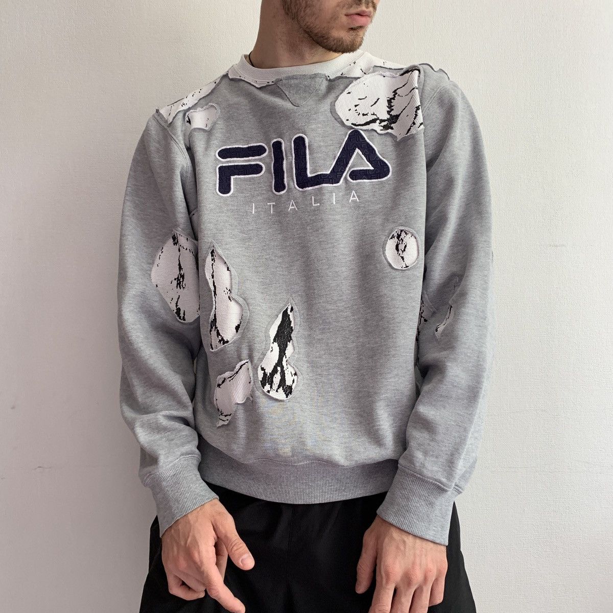 Fila 💥Custom💥FILA Italia Sweatshirt Size US M / EU 48-50 / 2 - 1 Thumbnail