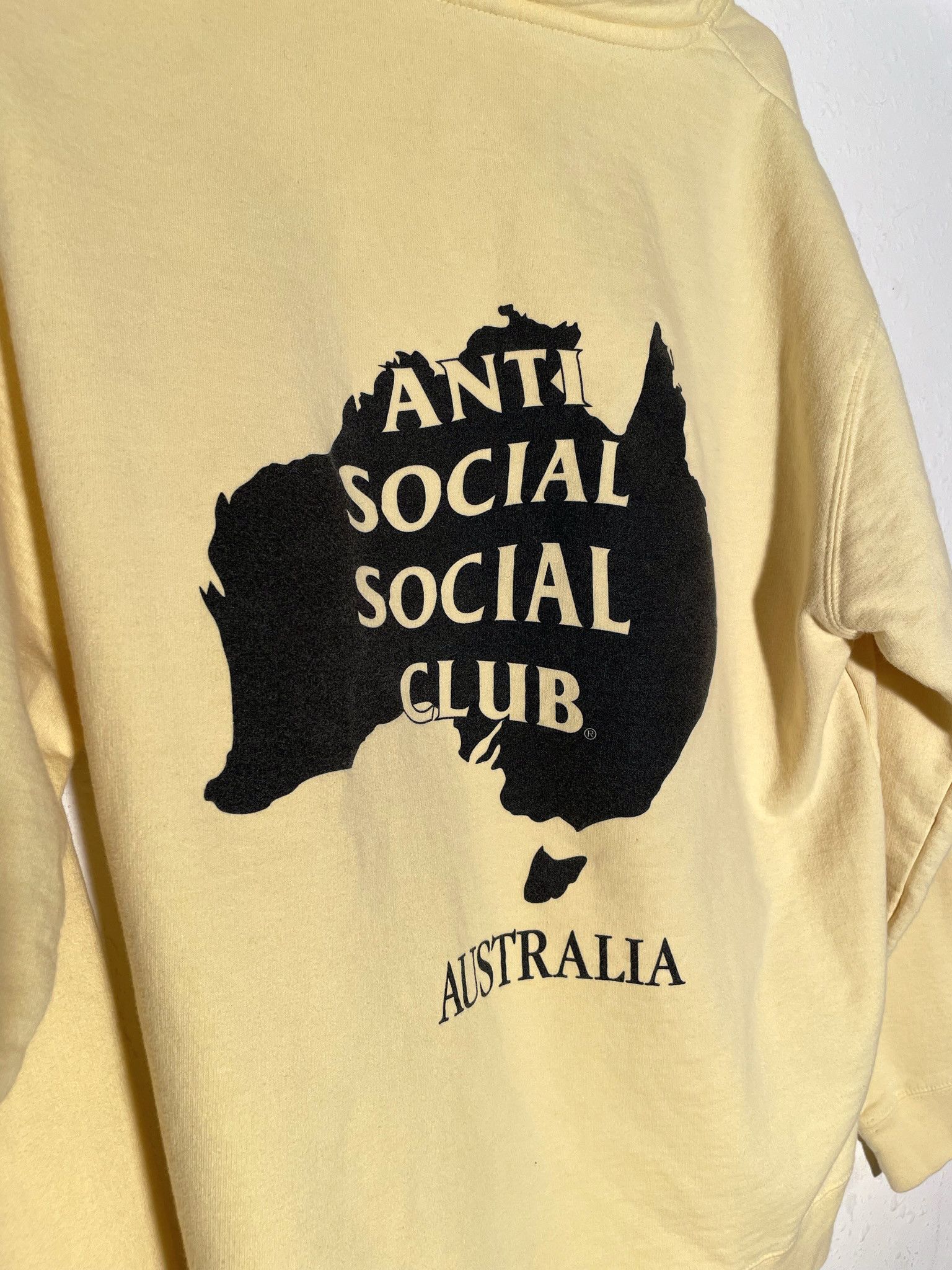 Anti Social Social Club Australia Yellow Hoodie Size US M / EU 48-50 / 2 - 3 Thumbnail
