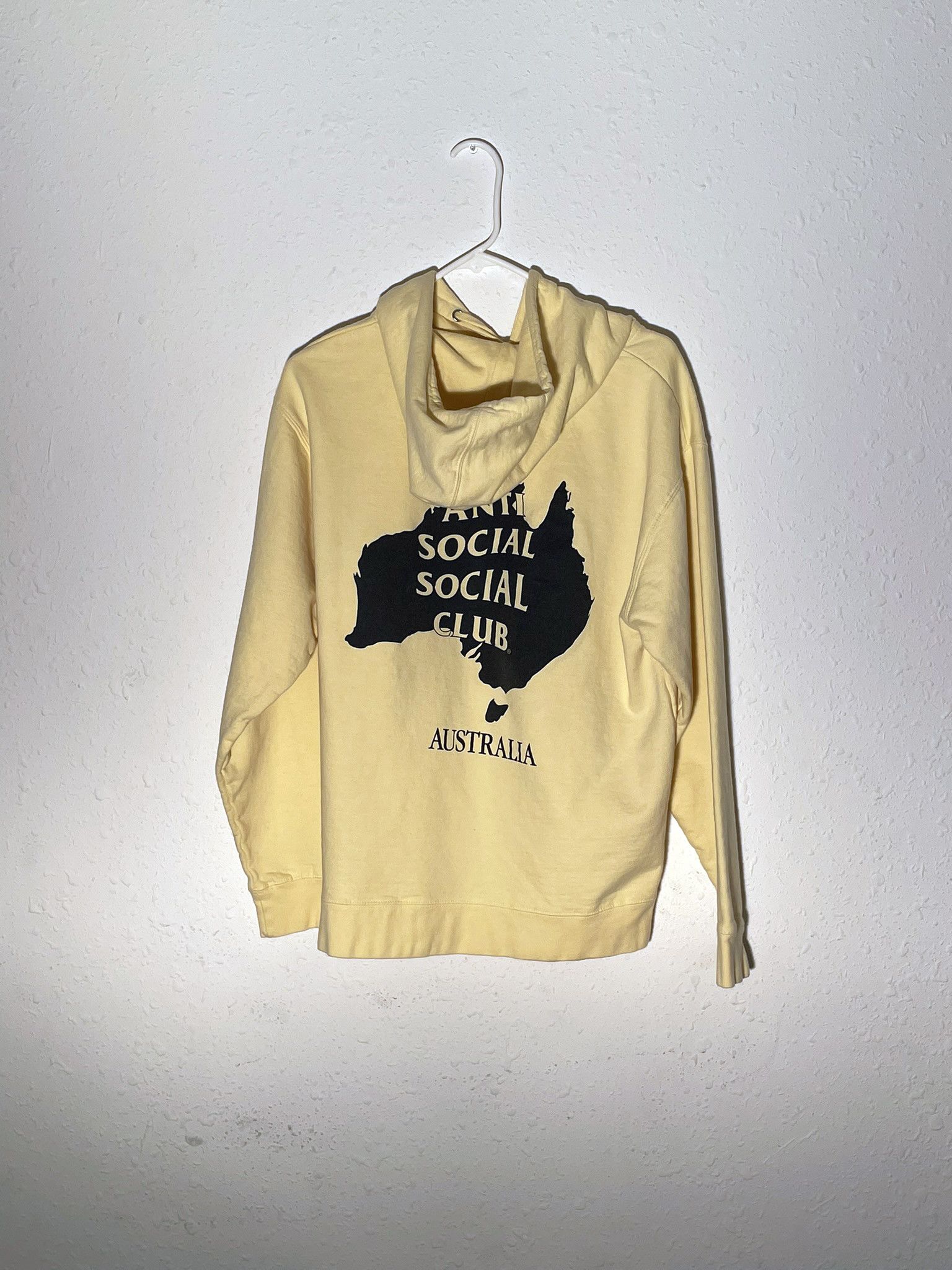 Anti Social Social Club Australia Yellow Hoodie Size US M / EU 48-50 / 2 - 2 Thumbnail