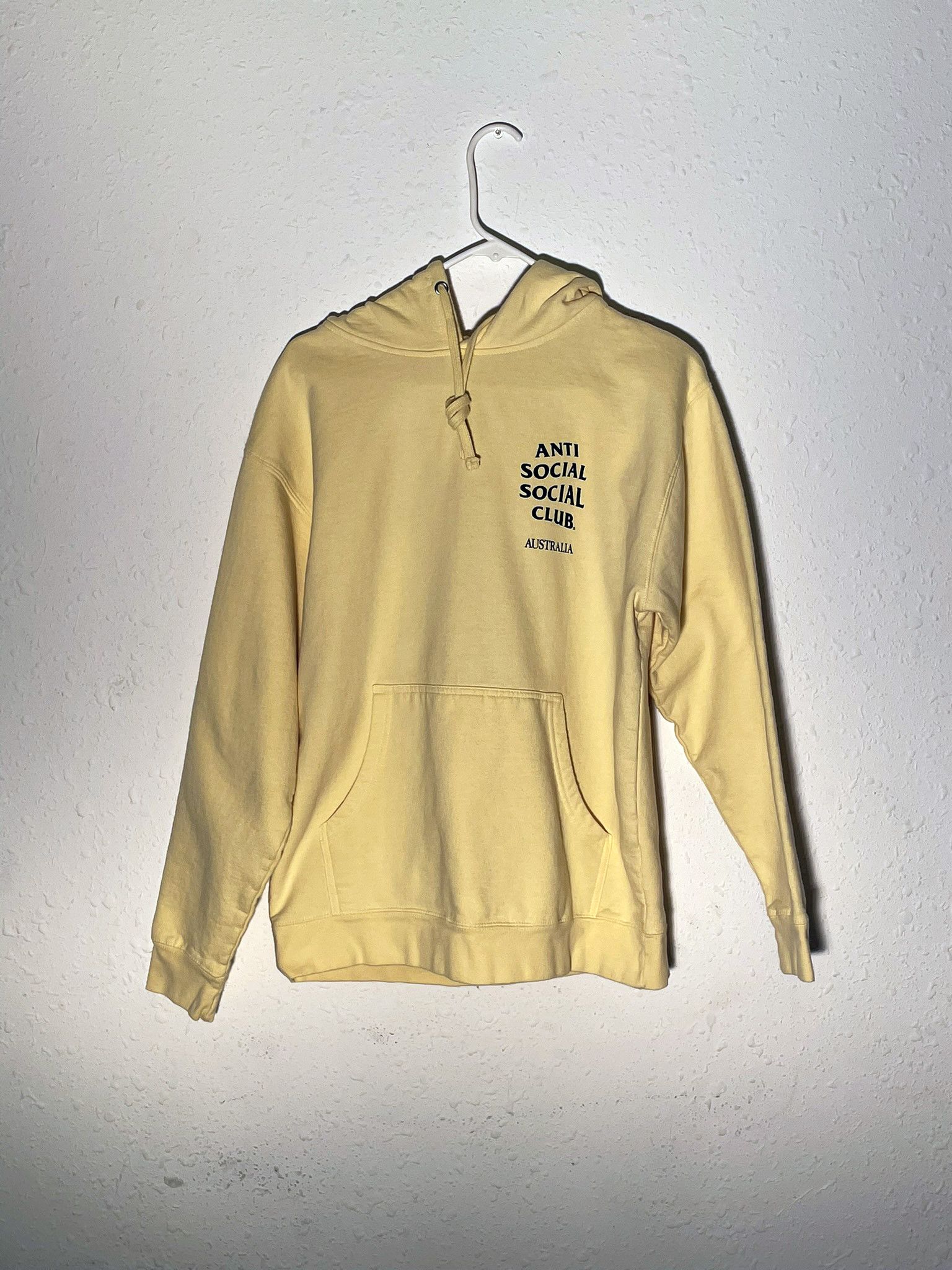 Anti Social Social Club Australia Yellow Hoodie Size US M / EU 48-50 / 2 - 1 Thumbnail